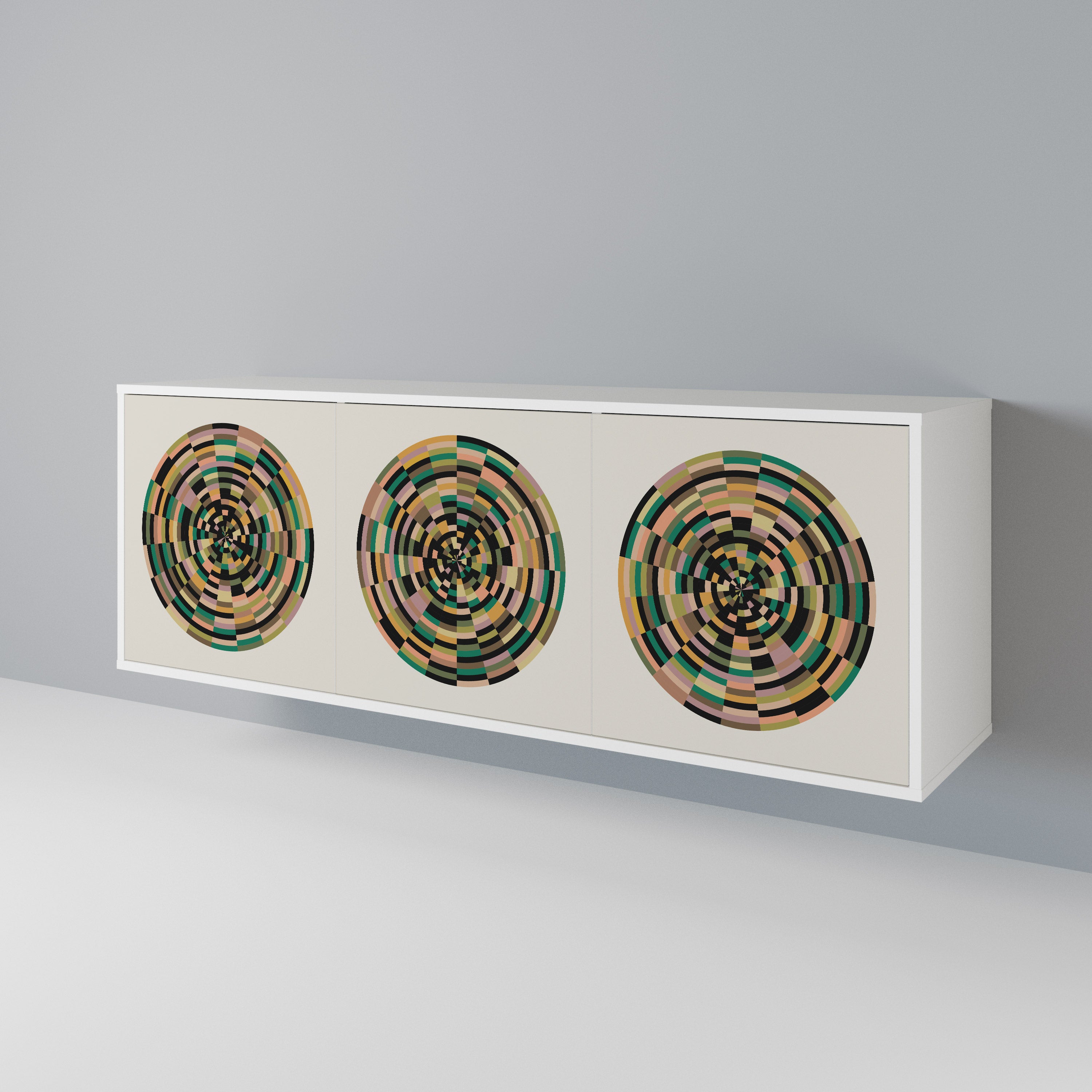 GREEN CIRCLES Μπουφές 3-θυρών