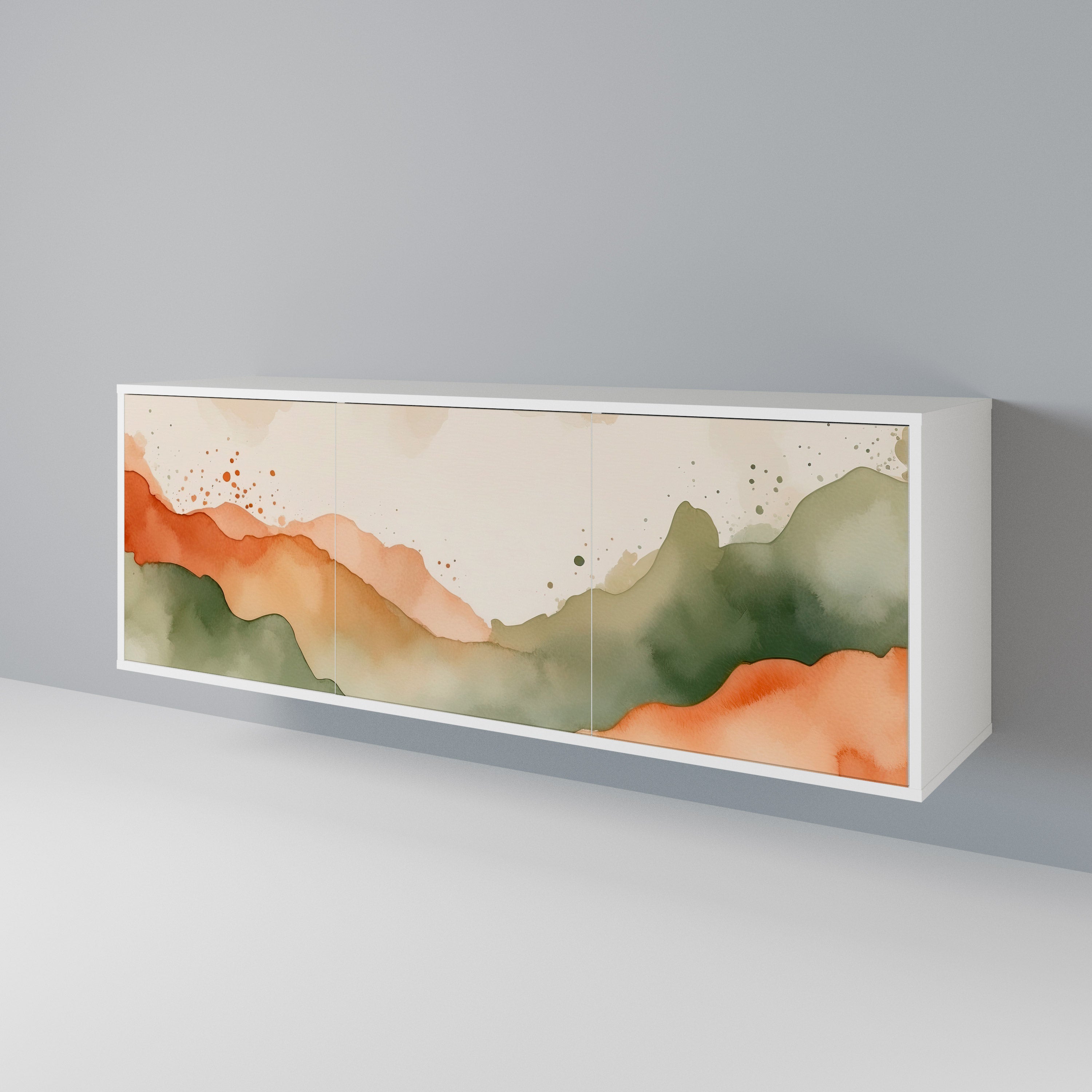 WATERCOLOUR PEAKS Μπουφές 3-θυρών