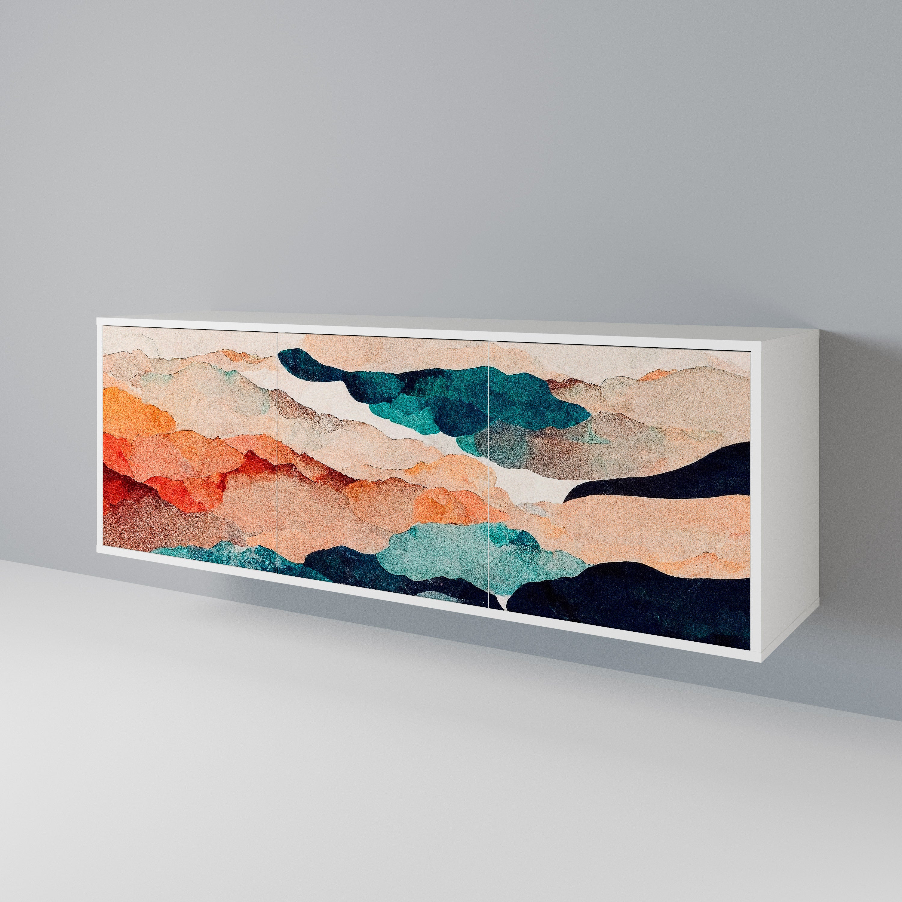 ABSTRACT LANDSCAPE Μπουφές 3-θυρών