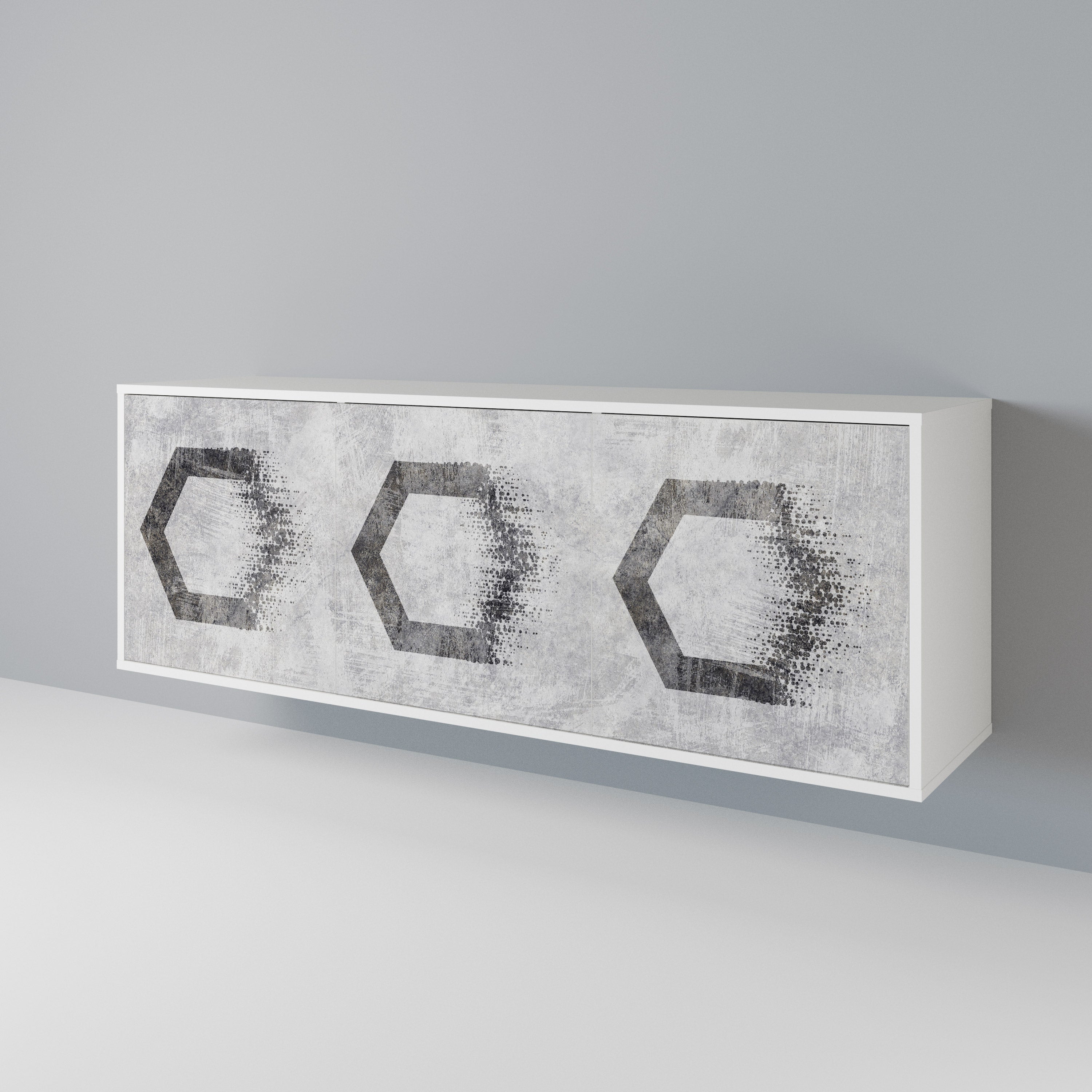 HEXAGONAL FIGURES Μπουφές 3-θυρών