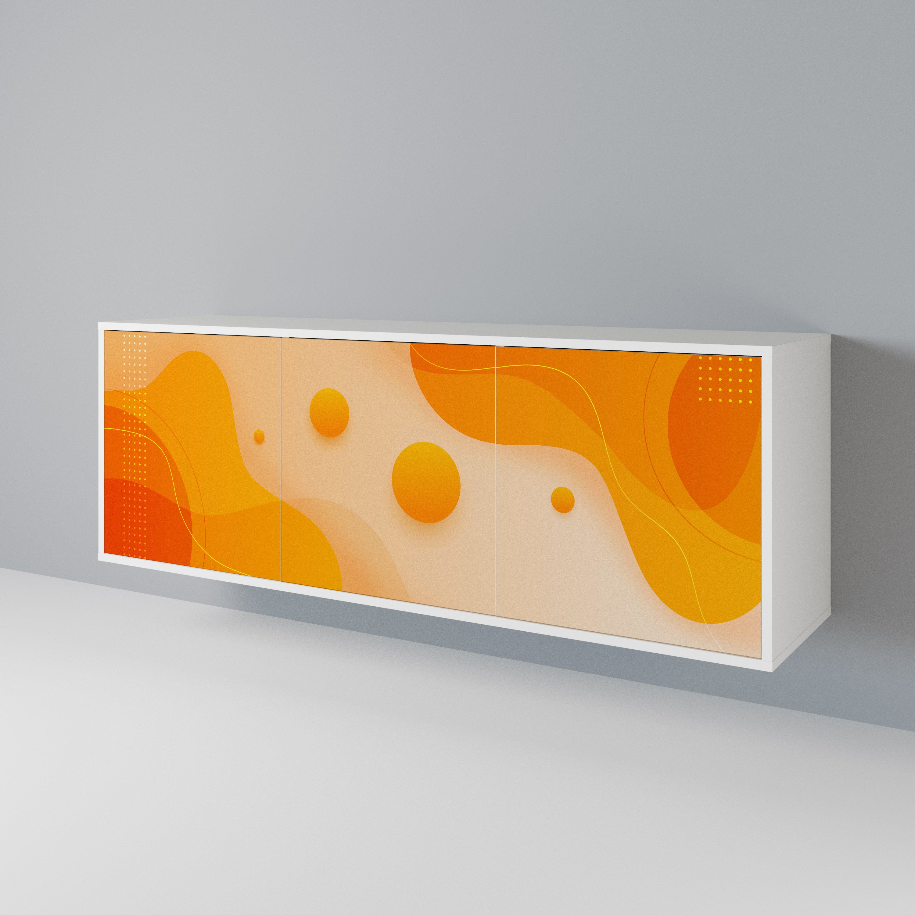 ORANGE ARRANGEMENT Μπουφές 3-θυρών
