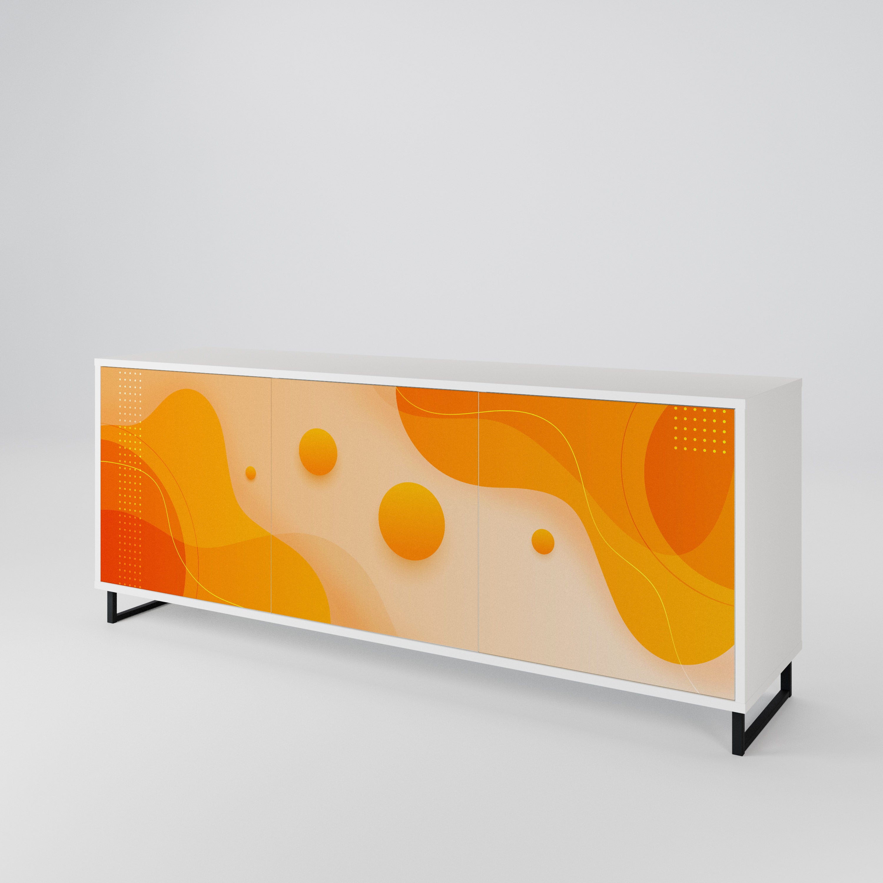 ORANGE ARRANGEMENT Μπουφές 3-θυρών