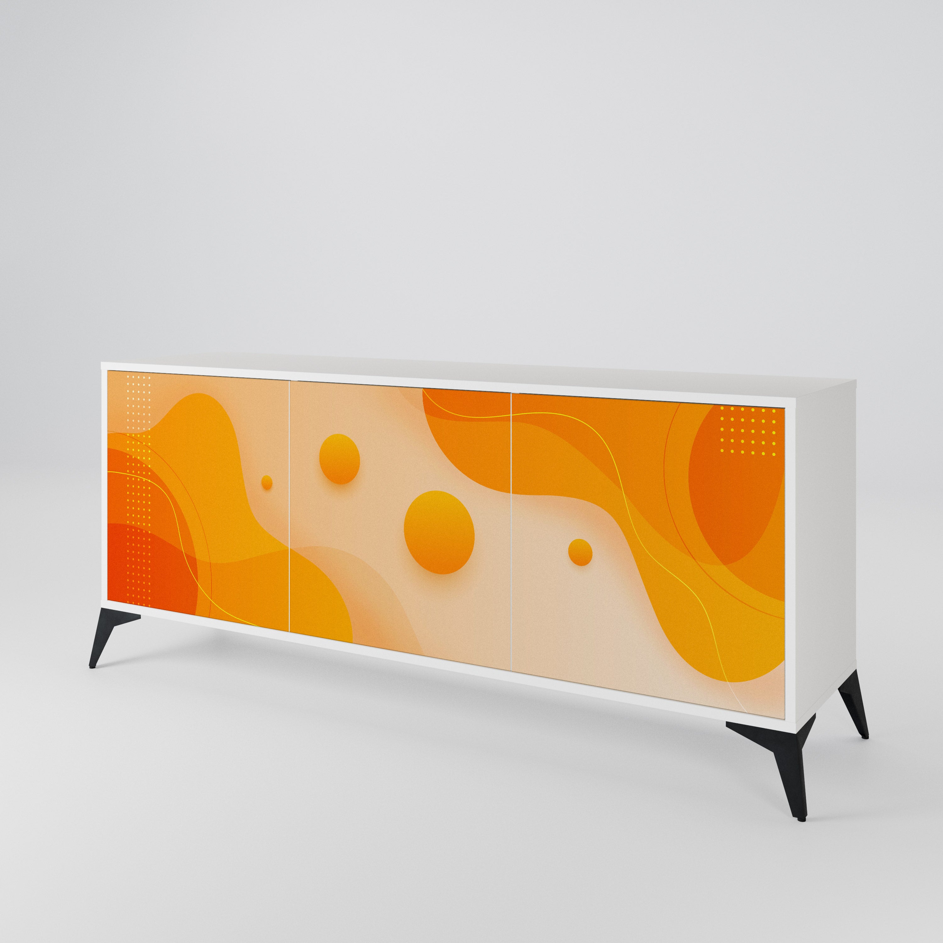 ORANGE ARRANGEMENT Μπουφές 3-θυρών