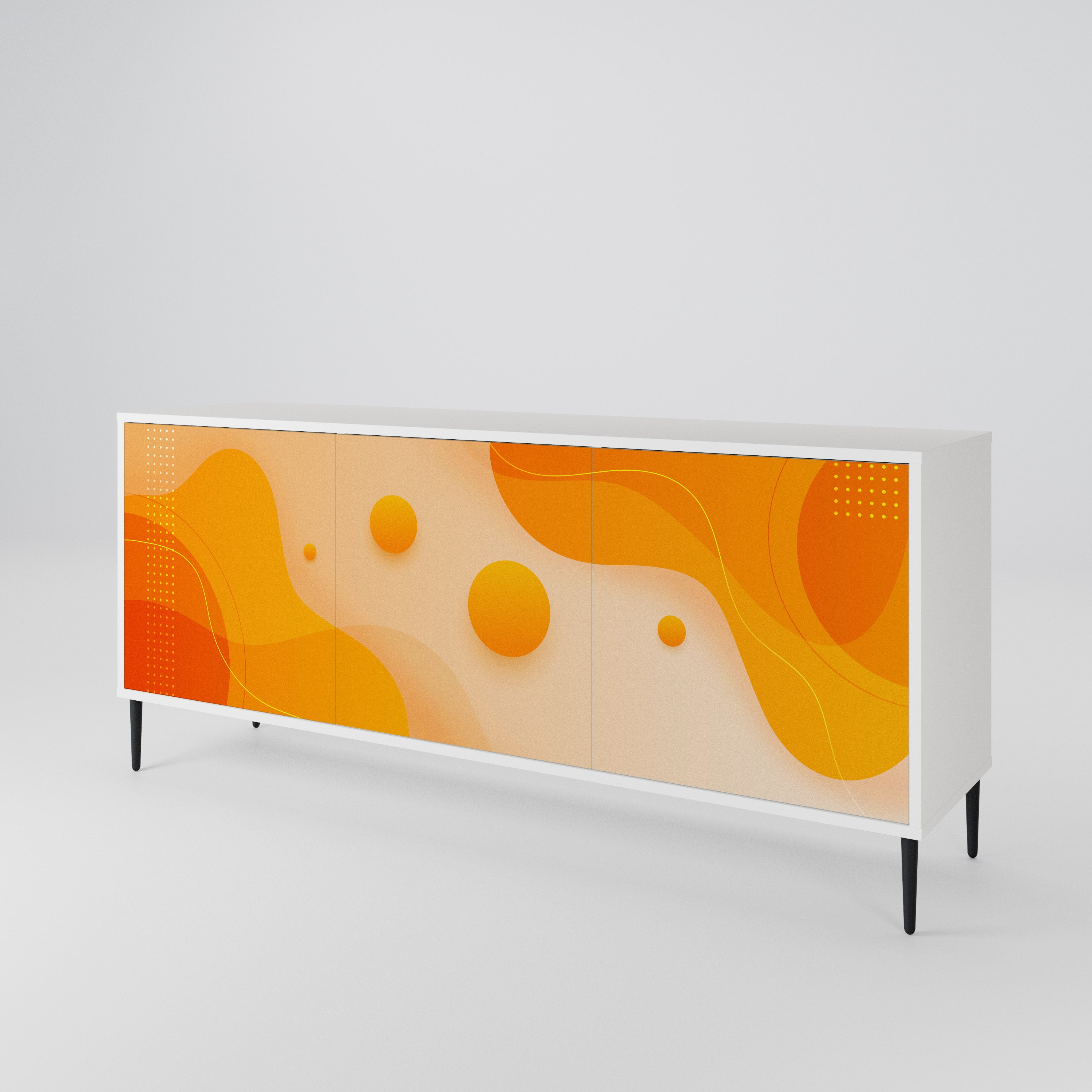 ORANGE ARRANGEMENT Μπουφές 3-θυρών