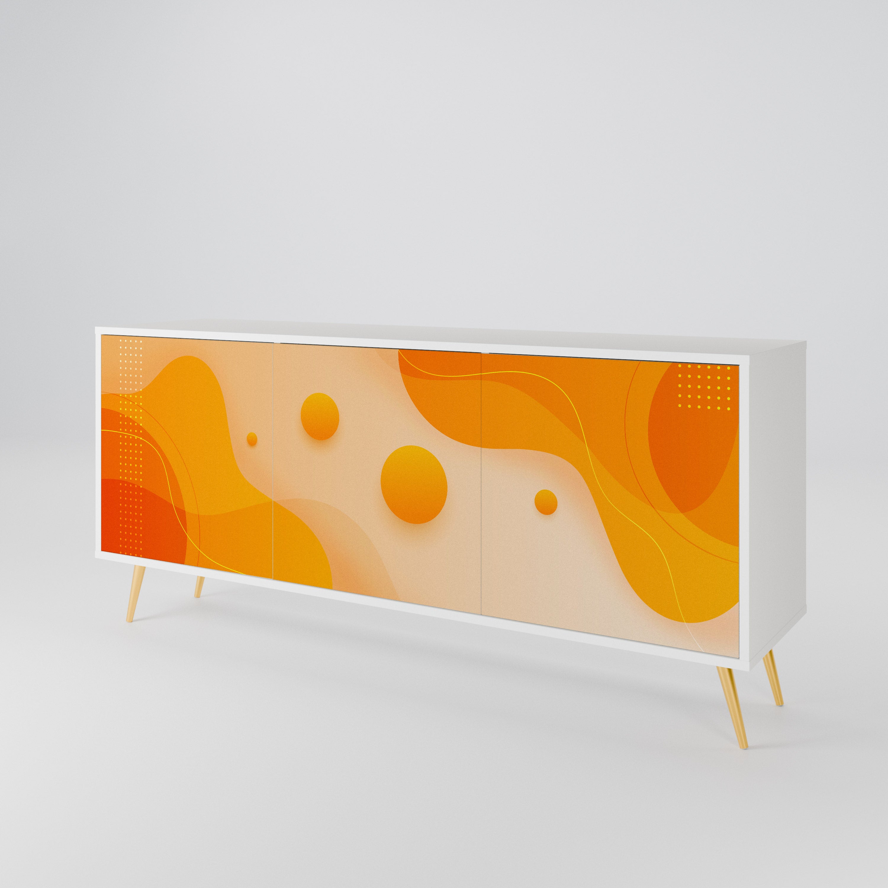 ORANGE ARRANGEMENT Μπουφές 3-θυρών
