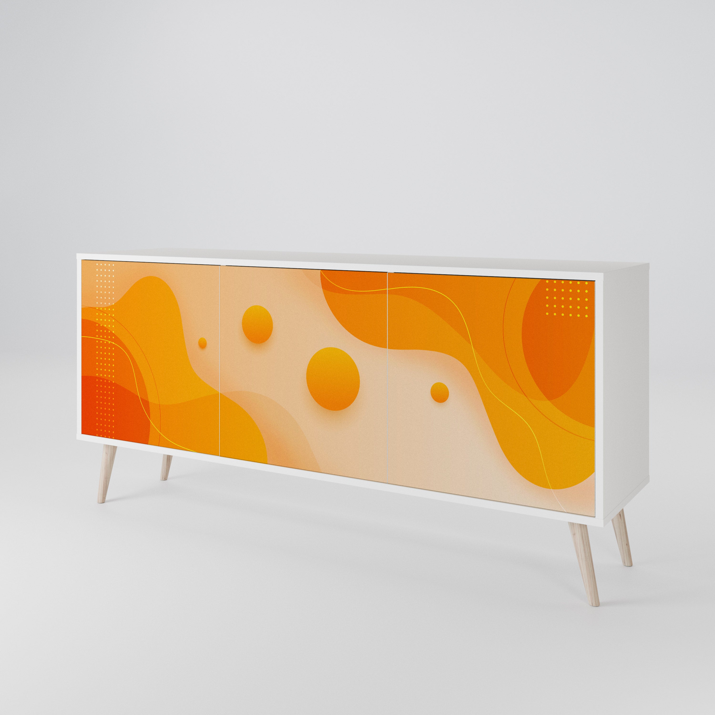 ORANGE ARRANGEMENT Μπουφές 3-θυρών