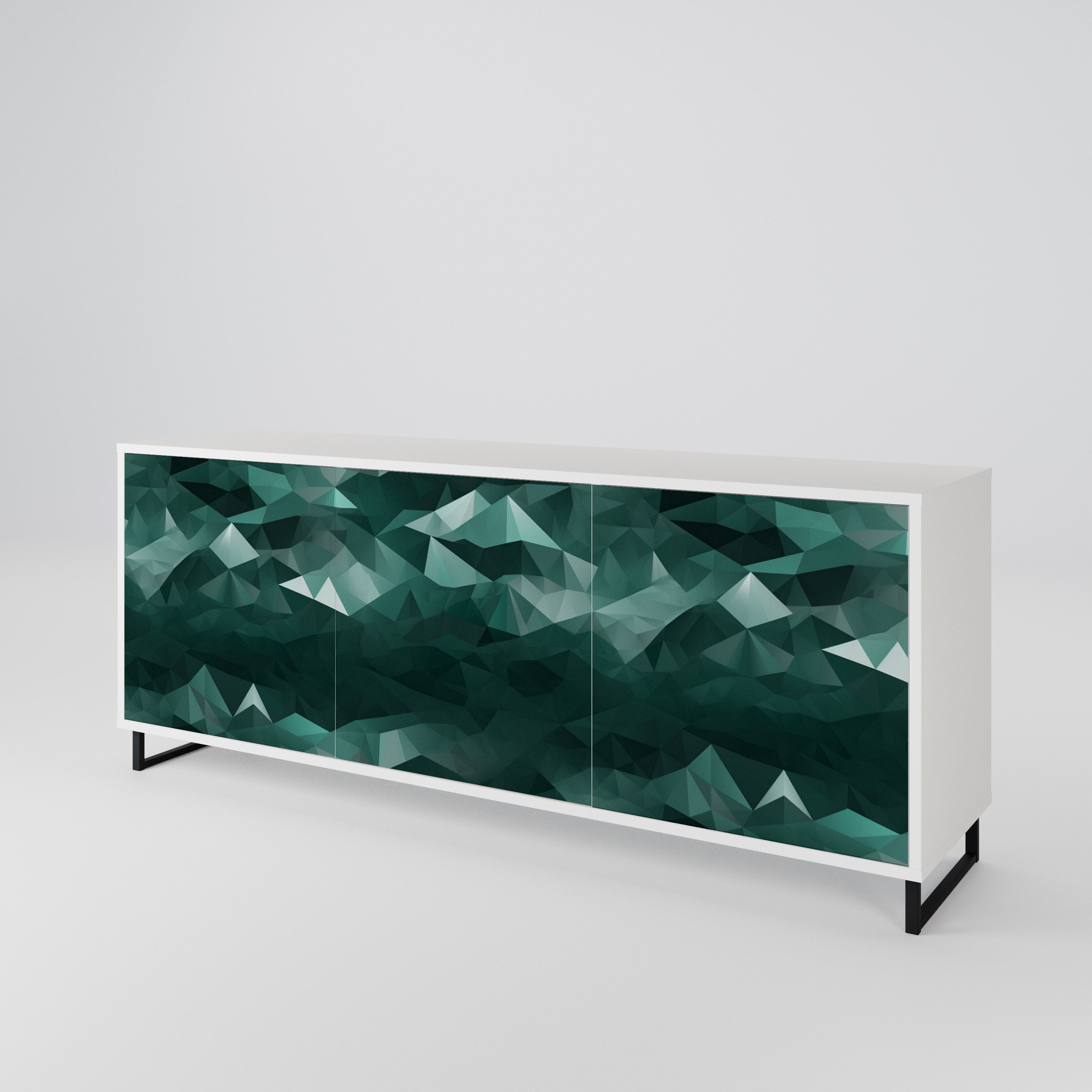 POLYGONAL FLOATING Μπουφές 3-θυρών