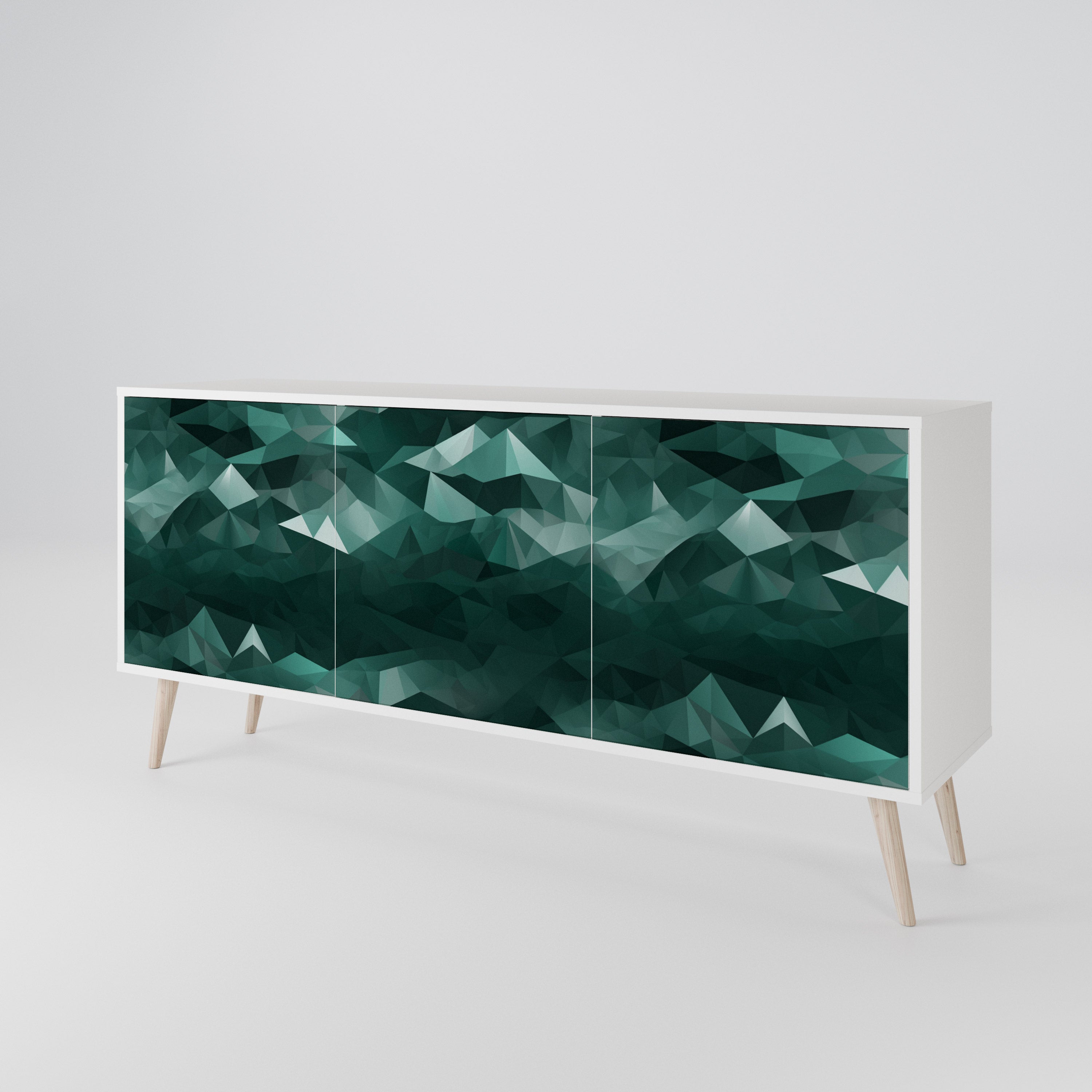 POLYGONAL FLOATING Μπουφές 3-θυρών