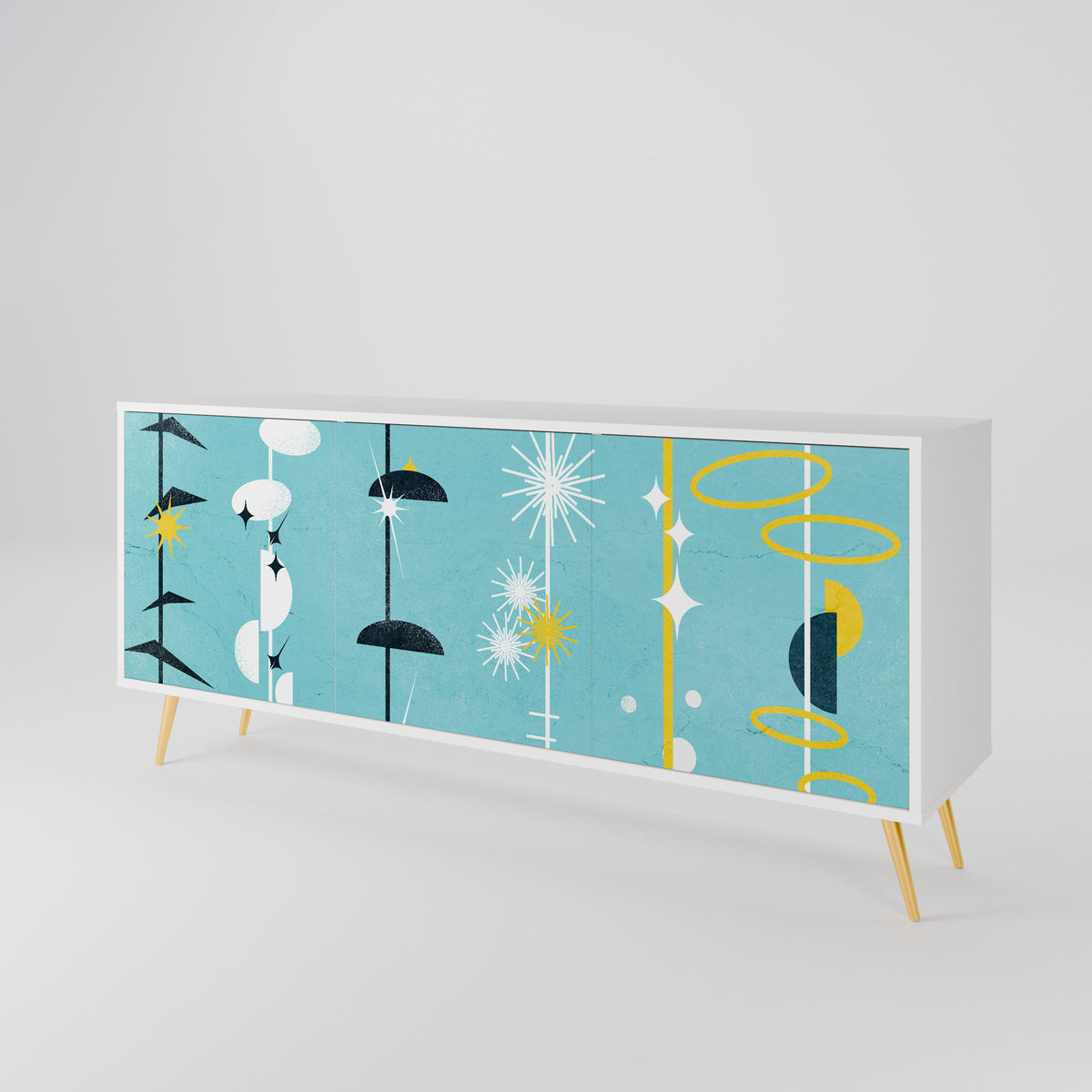 PATHS TO HAPPINESS 3-Door Sideboard