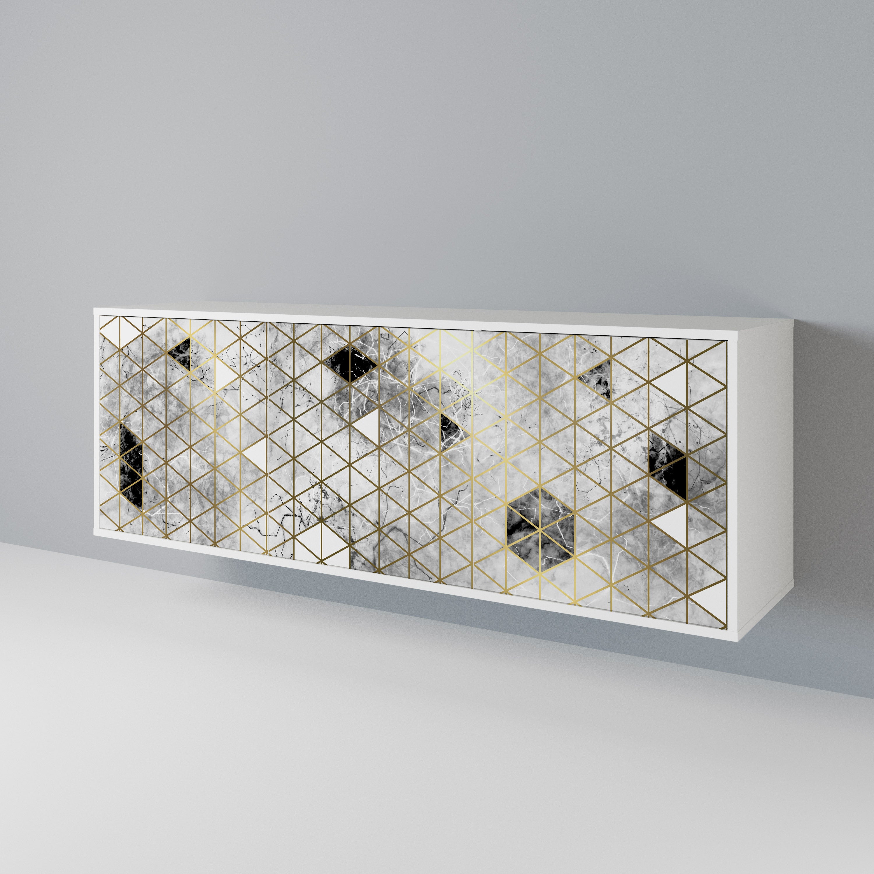 ASHEN ARIA Μπουφές 3-θυρών