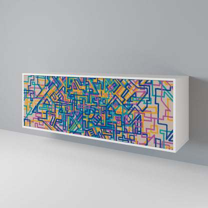 MEMORIES MAP Μπουφές 3-θυρών