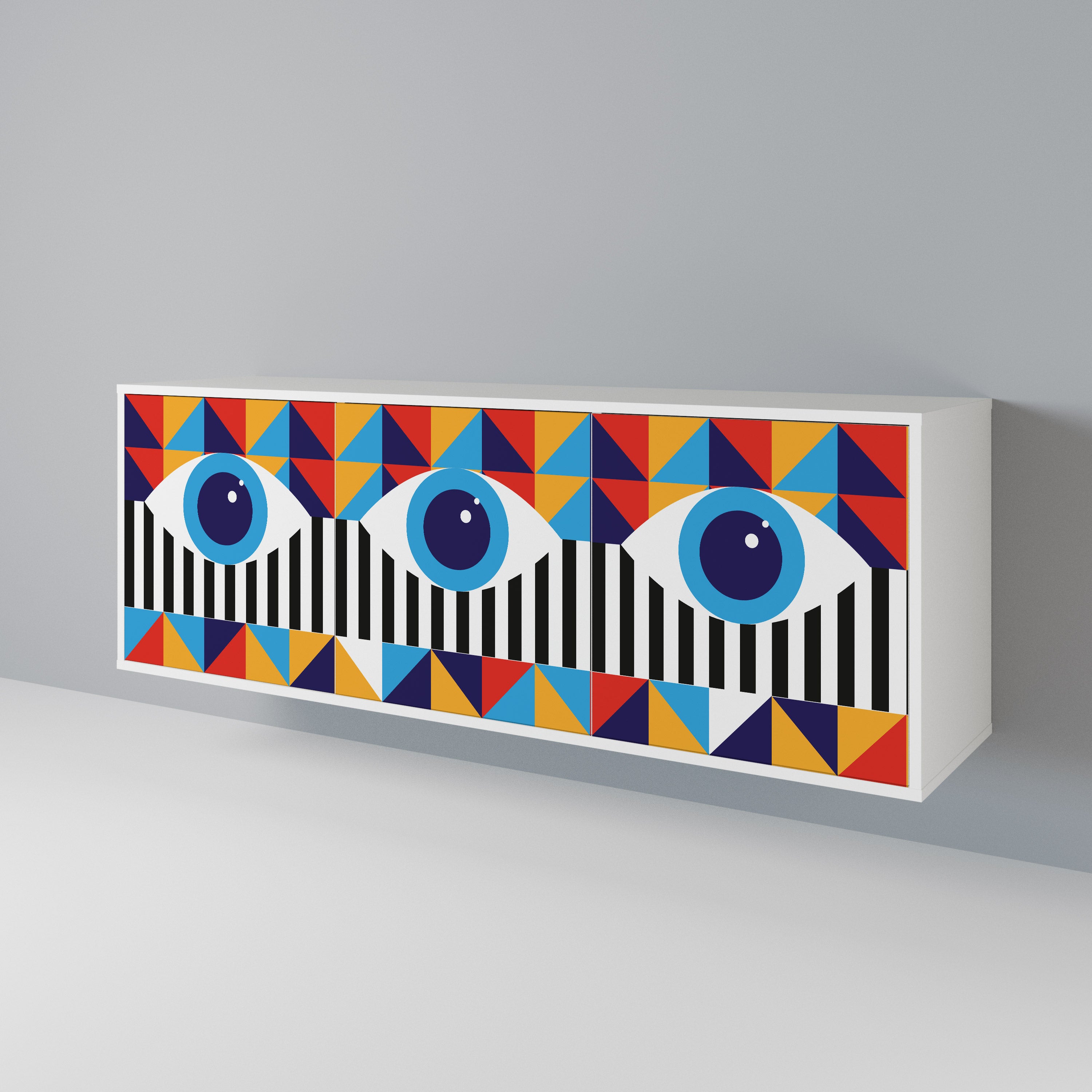 ABSTRACTION AND GEOMETRY Μπουφές 3-θυρών