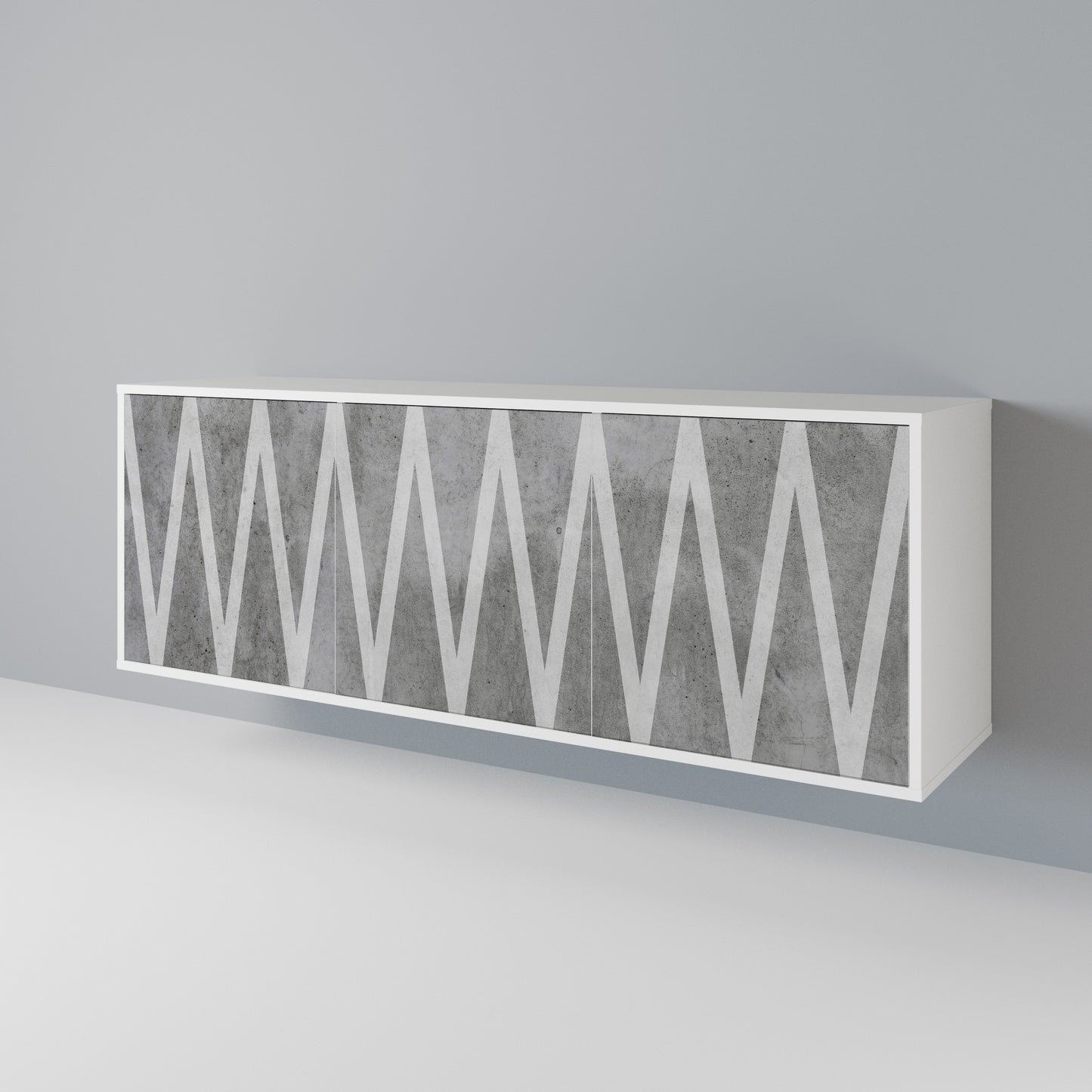SOLID ZIG ZAG Μπουφές 3-θυρών