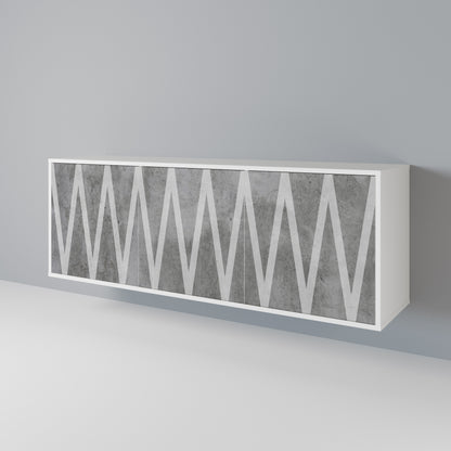 SOLID ZIG ZAG Μπουφές 3-θυρών
