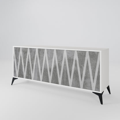 SOLID ZIG ZAG Μπουφές 3-θυρών