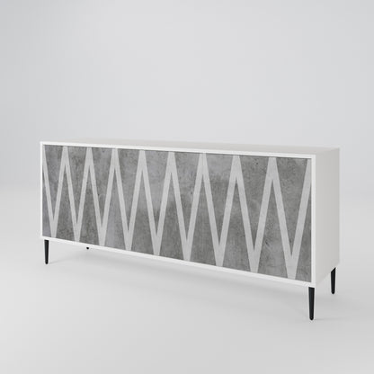 SOLID ZIG ZAG Μπουφές 3-θυρών