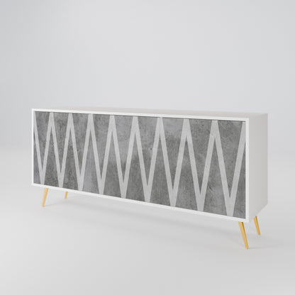 SOLID ZIG ZAG Μπουφές 3-θυρών