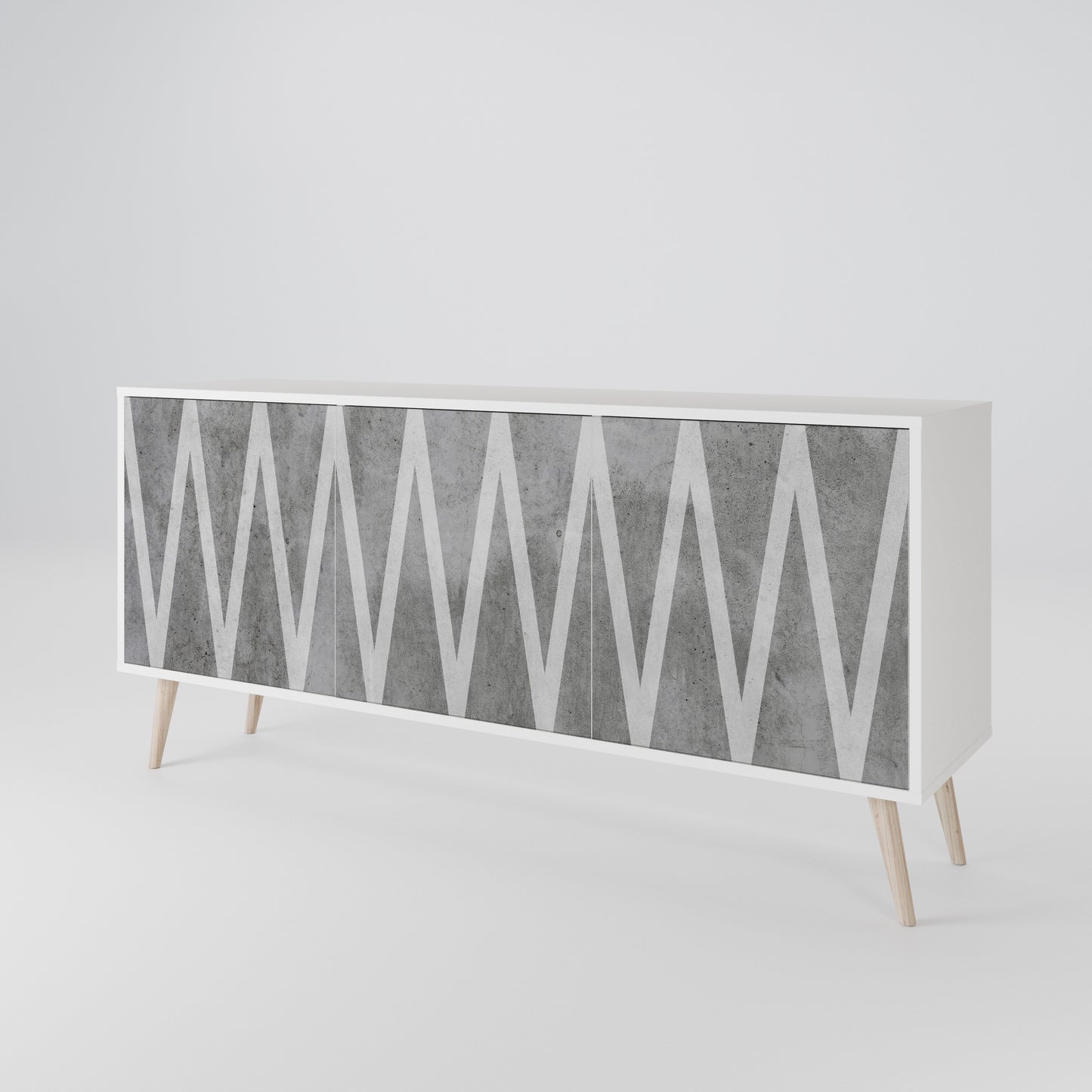 SOLID ZIG ZAG Μπουφές 3-θυρών