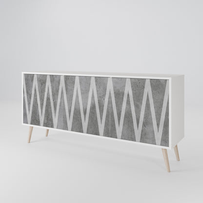 SOLID ZIG ZAG Μπουφές 3-θυρών