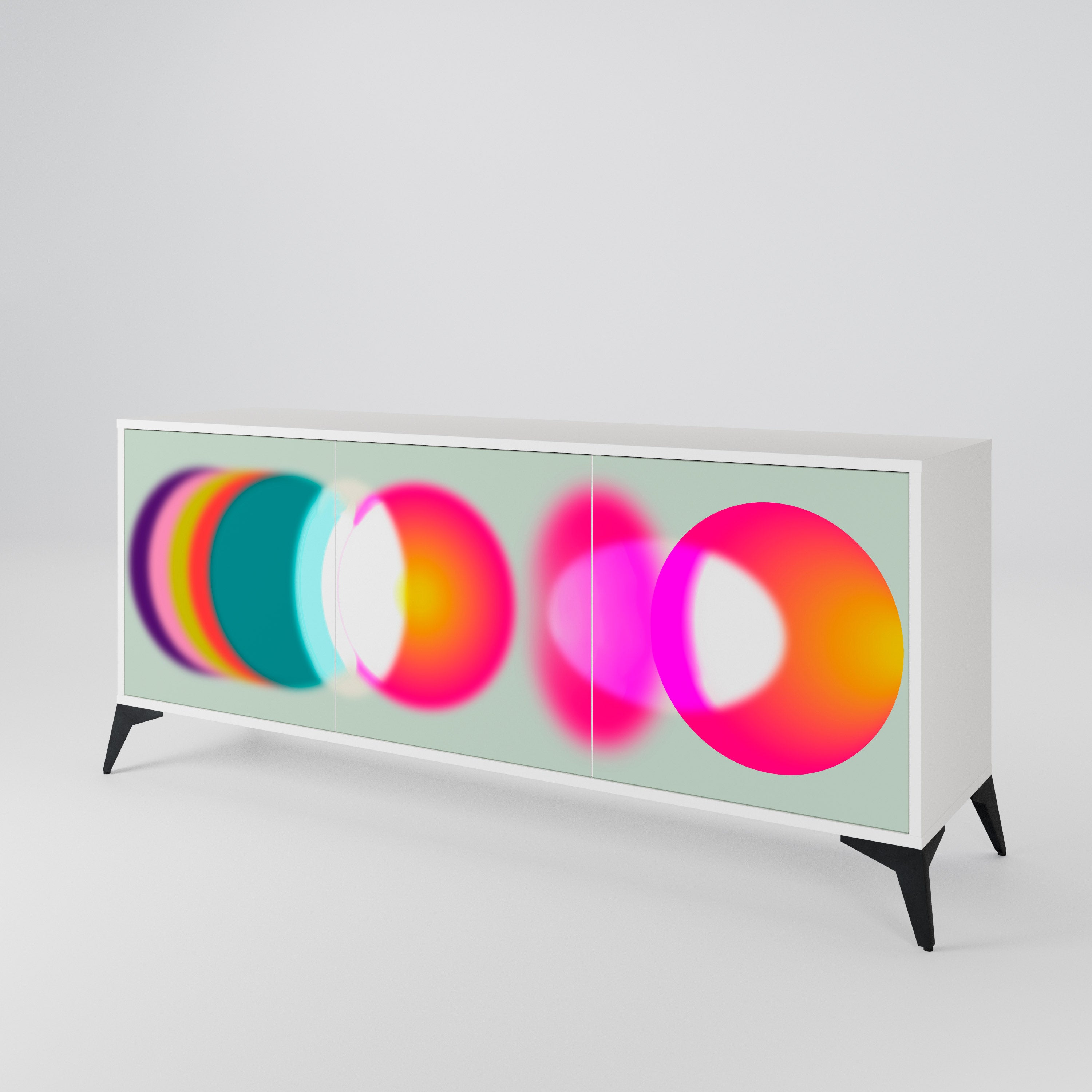 SYMPHONY OF COLORS Μπουφές 3-θυρών
