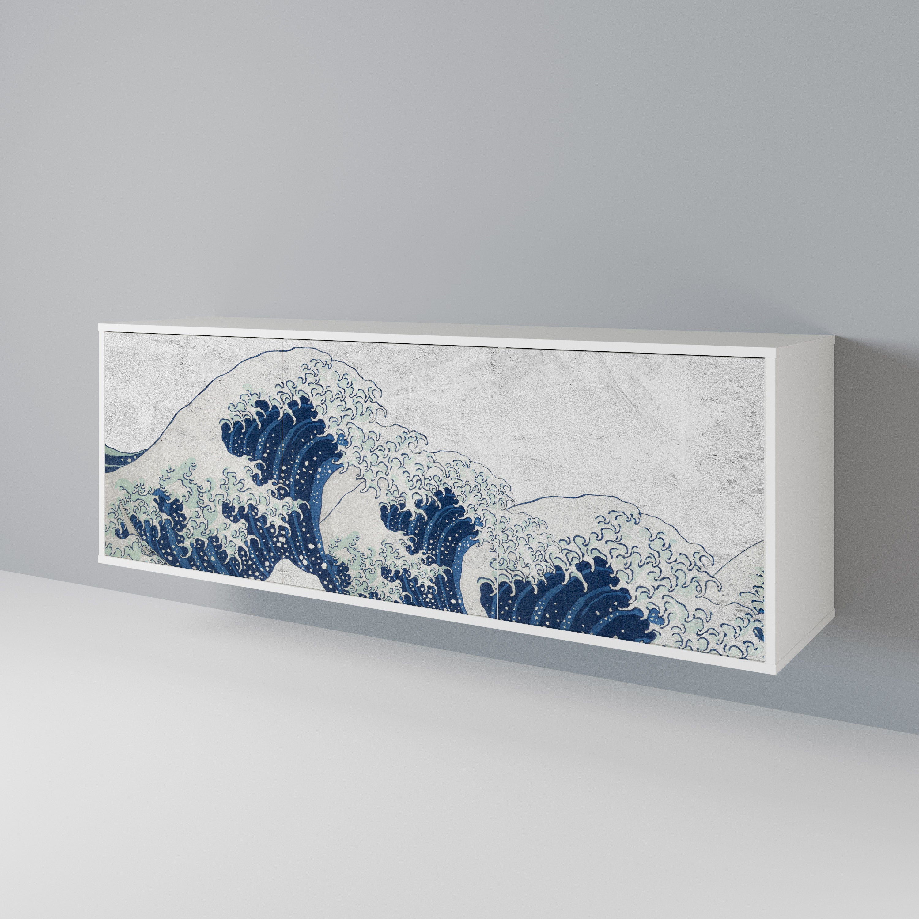 THE GREAT WAVE AT KANAGAWA Μπουφές 3-θυρών