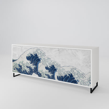 THE GREAT WAVE AT KANAGAWA Μπουφές 3-θυρών
