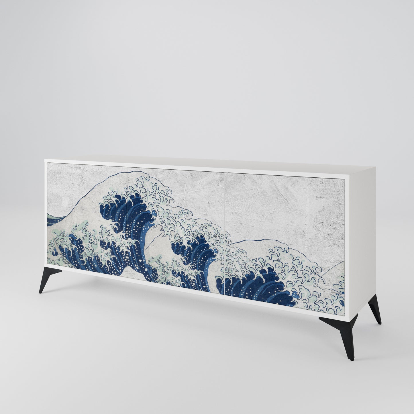 THE GREAT WAVE AT KANAGAWA Μπουφές 3-θυρών