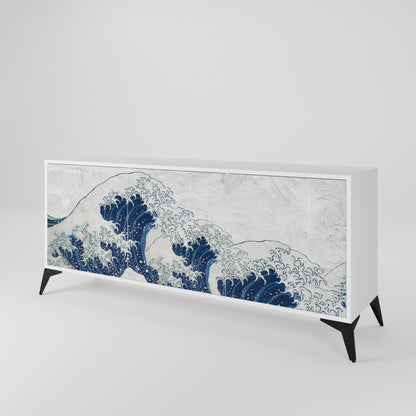 THE GREAT WAVE AT KANAGAWA Μπουφές 3-θυρών