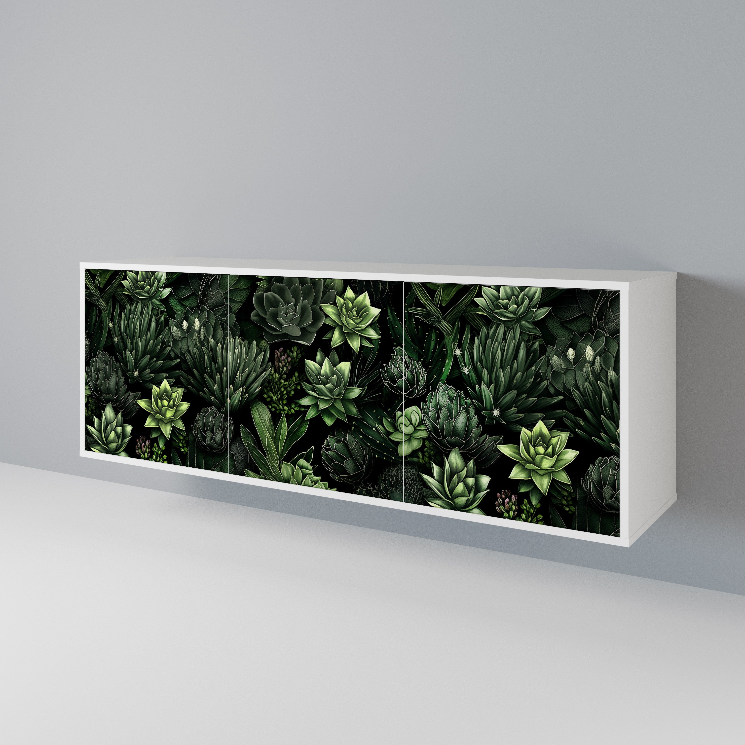 SUCCULENT JUNGLE Μπουφές 3-θυρών