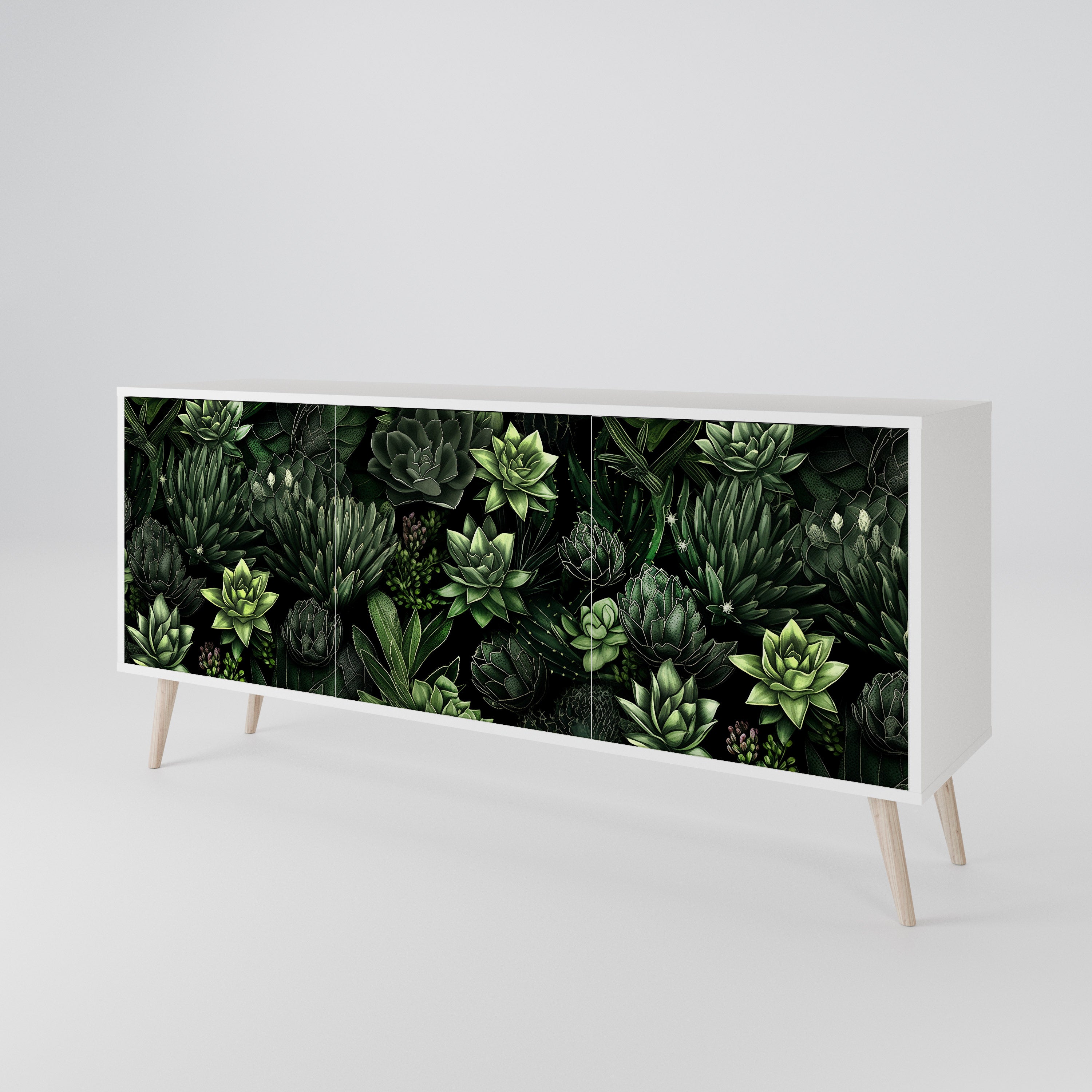 SUCCULENT JUNGLE Μπουφές 3-θυρών