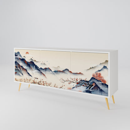 JAPANESE LANDSCAPE Μπουφές 3-θυρών