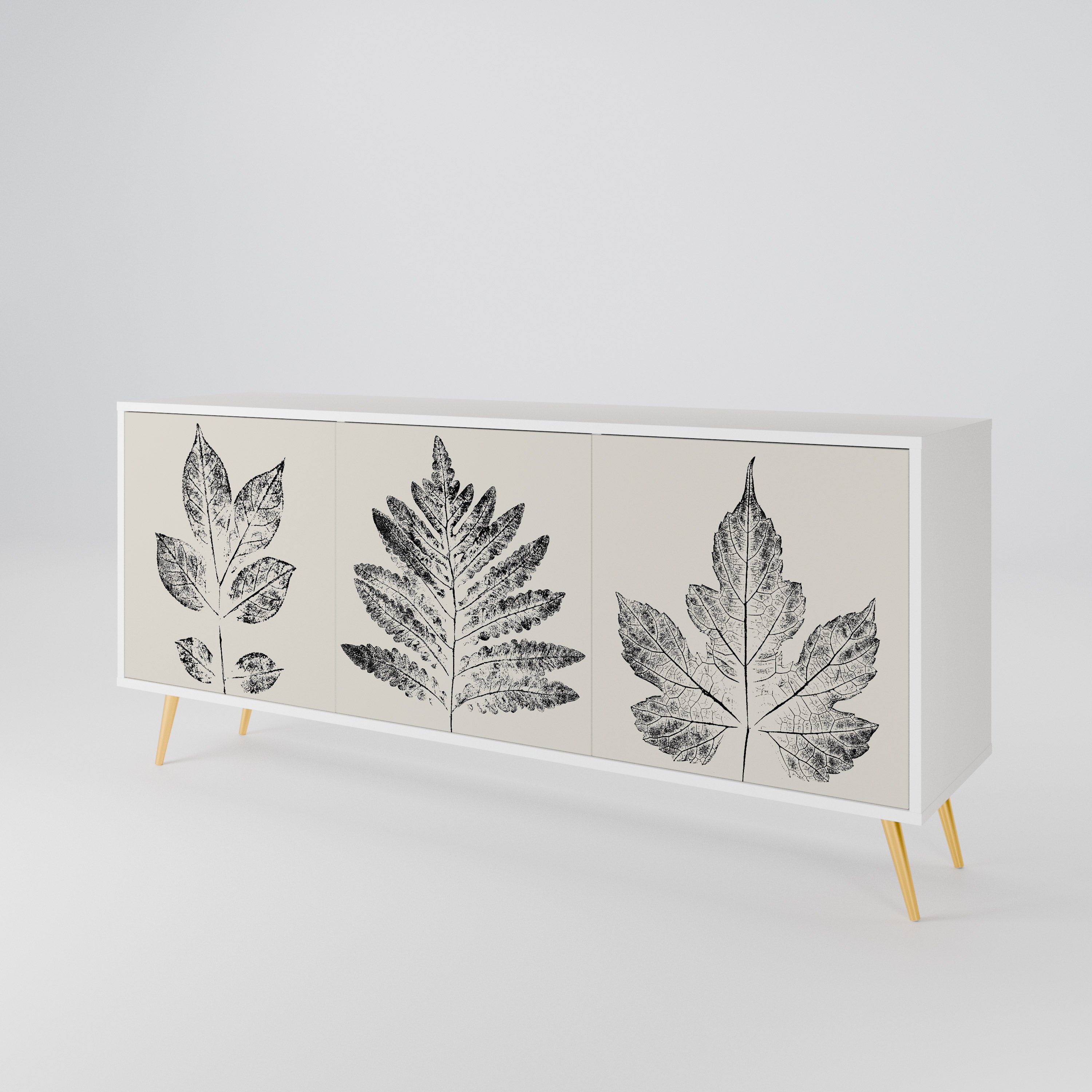 LEAFY STAMPS Μπουφές 3-θυρών