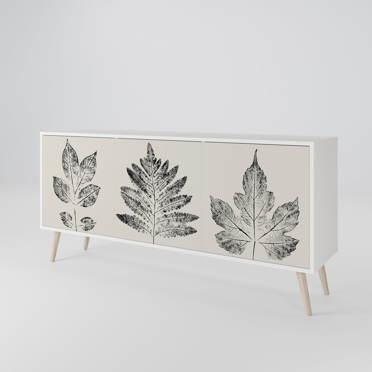LEAFY STAMPS Μπουφές 3-θυρών