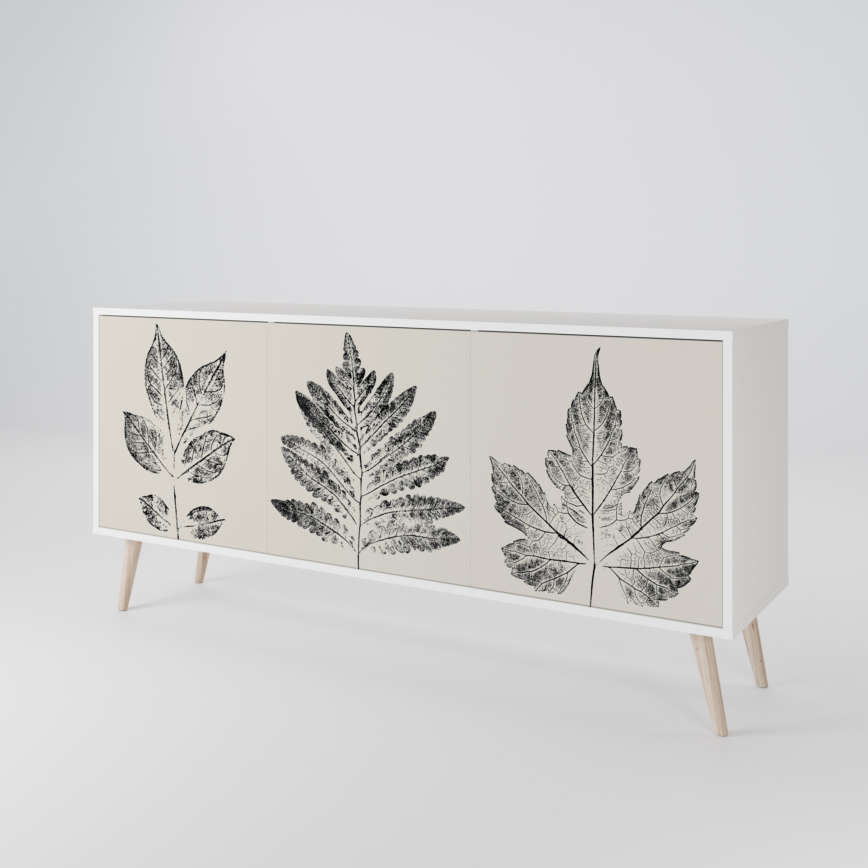 LEAFY STAMPS Μπουφές 3-θυρών