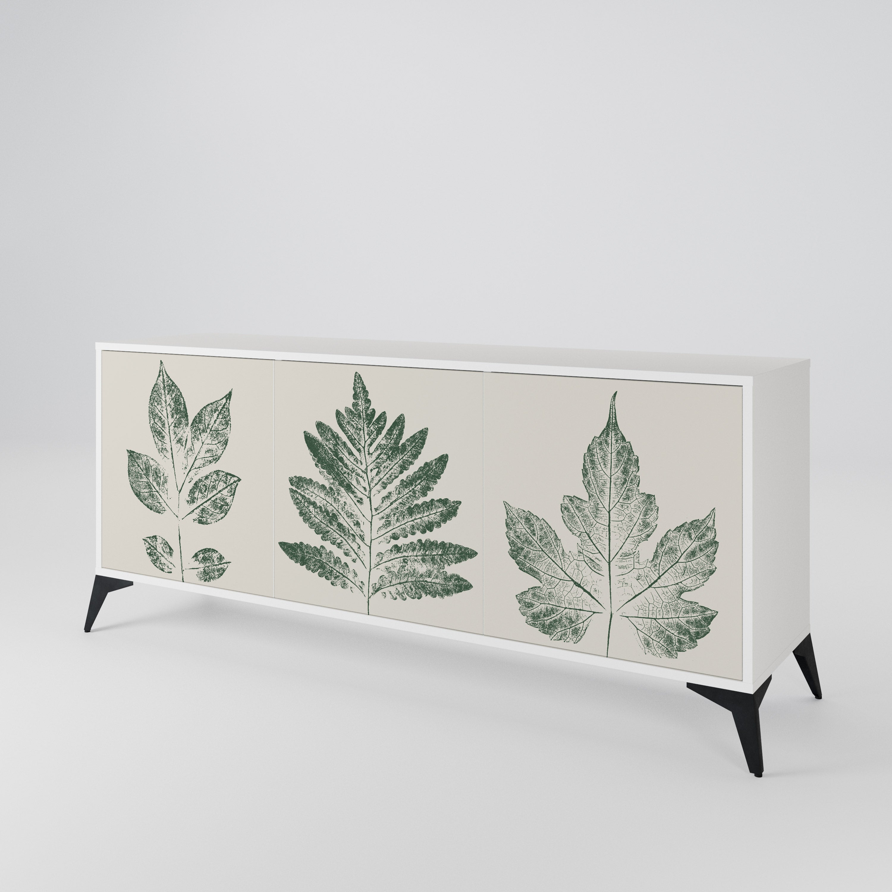 GREEN LEAFY STAMPS Μπουφές 3-θυρών