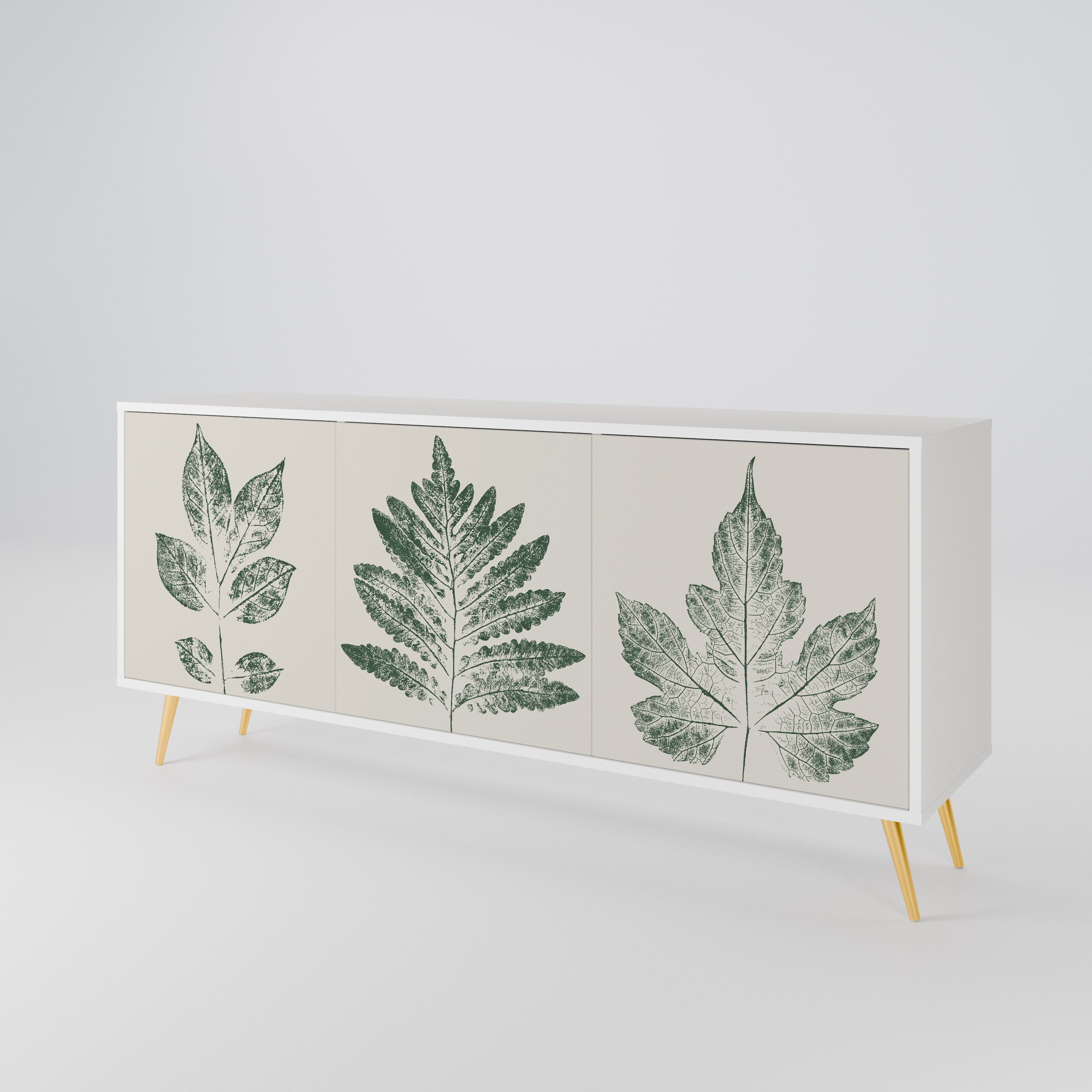 GREEN LEAFY STAMPS Μπουφές 3-θυρών