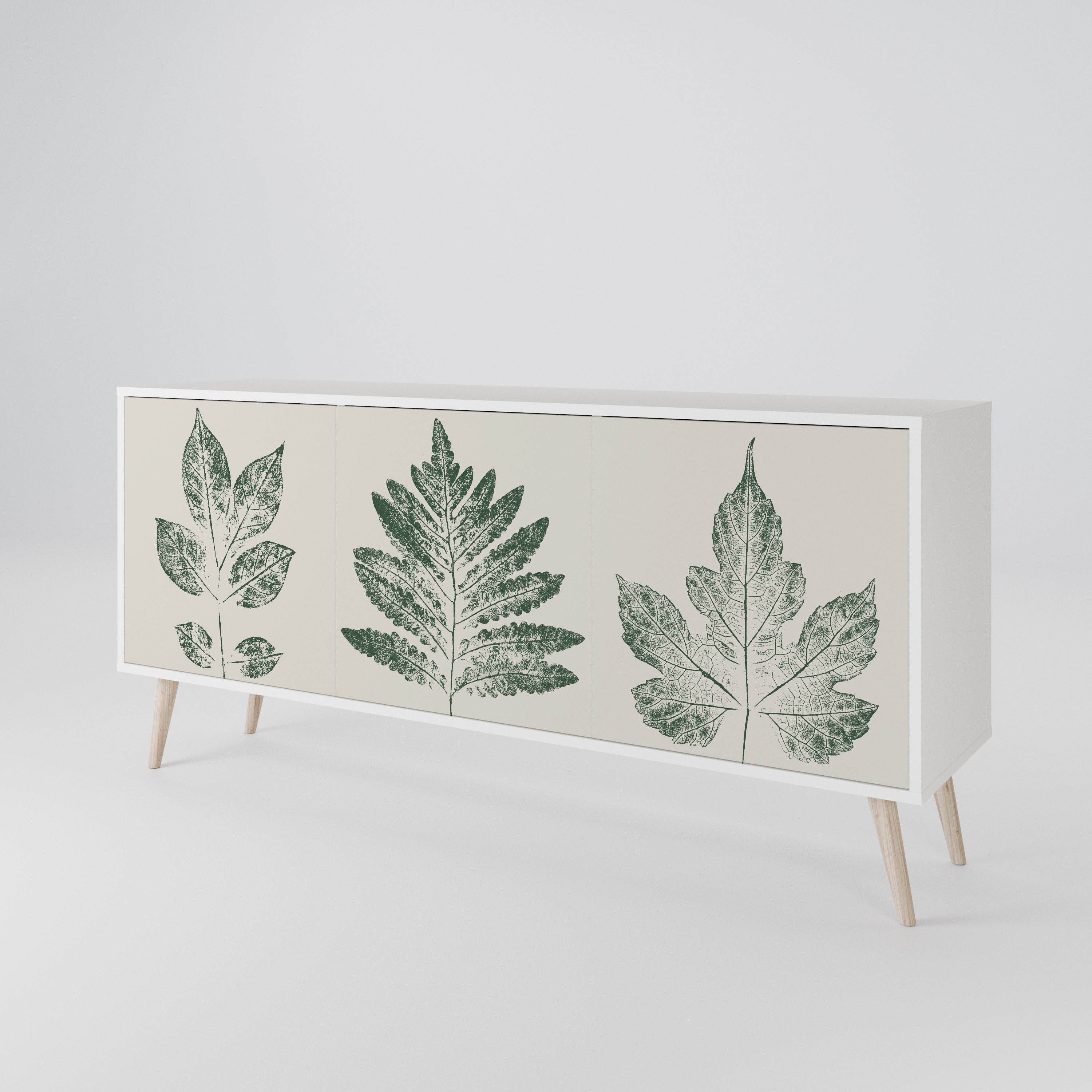 GREEN LEAFY STAMPS Μπουφές 3-θυρών