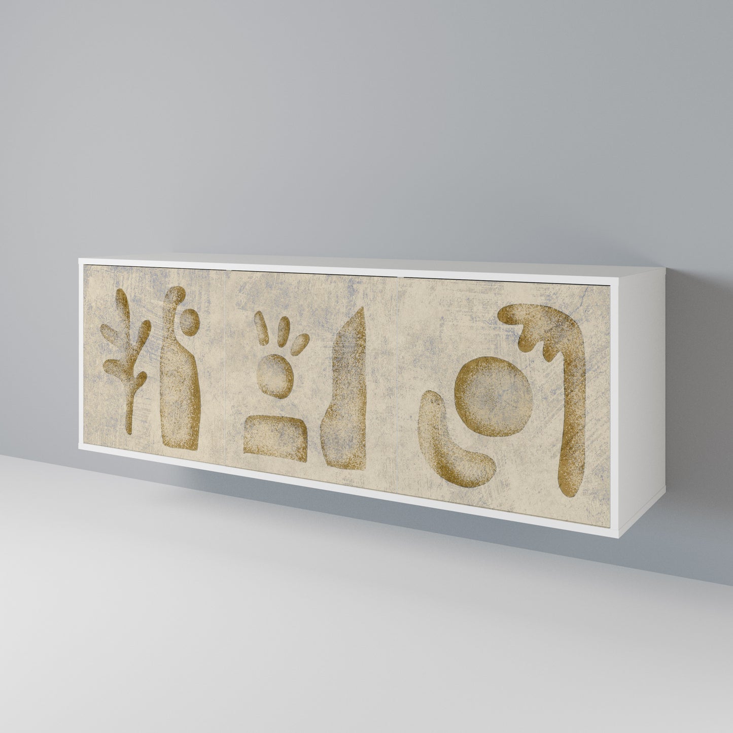 SAND SCULPTURES Μπουφές 3-θυρών
