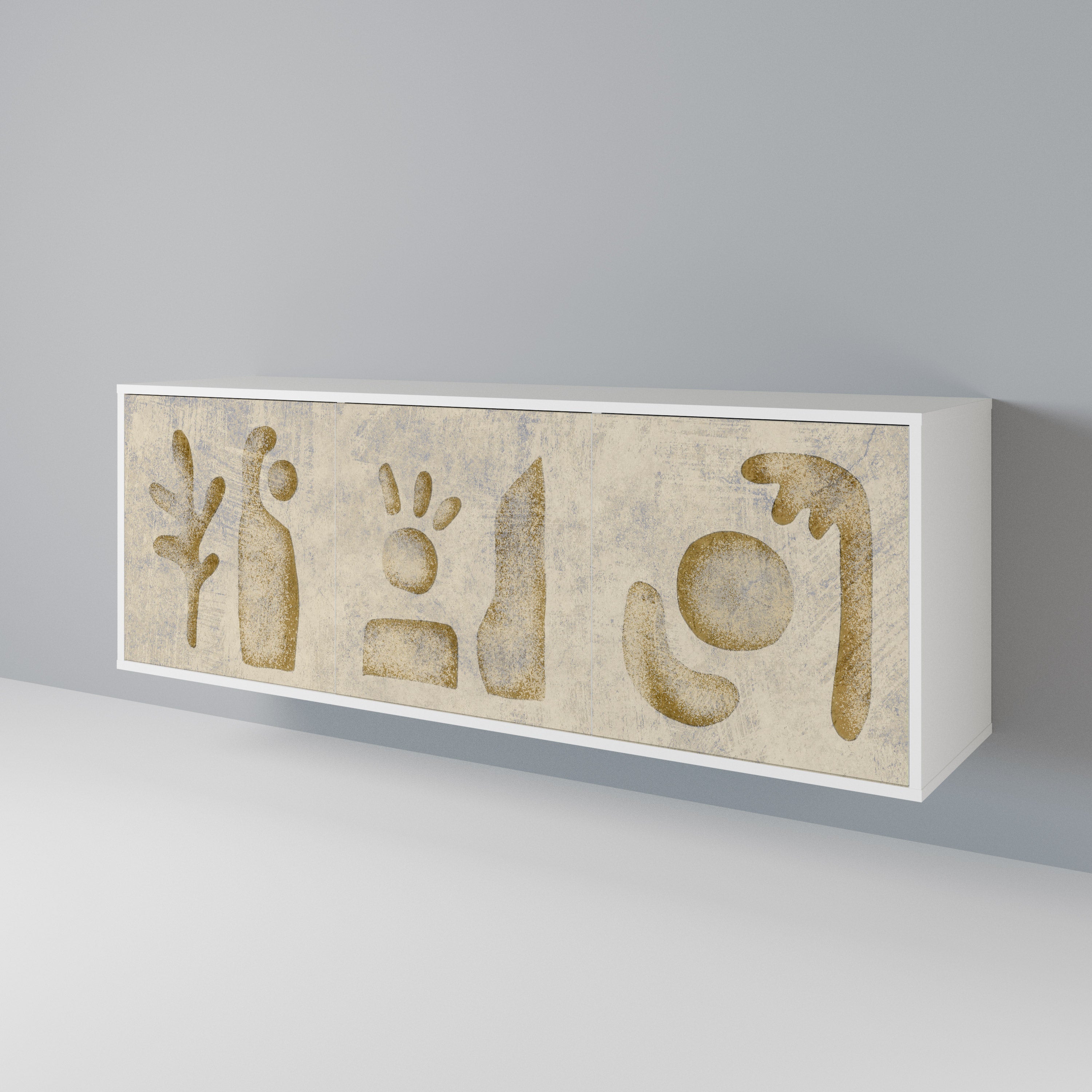 SAND SCULPTURES Μπουφές 3-θυρών