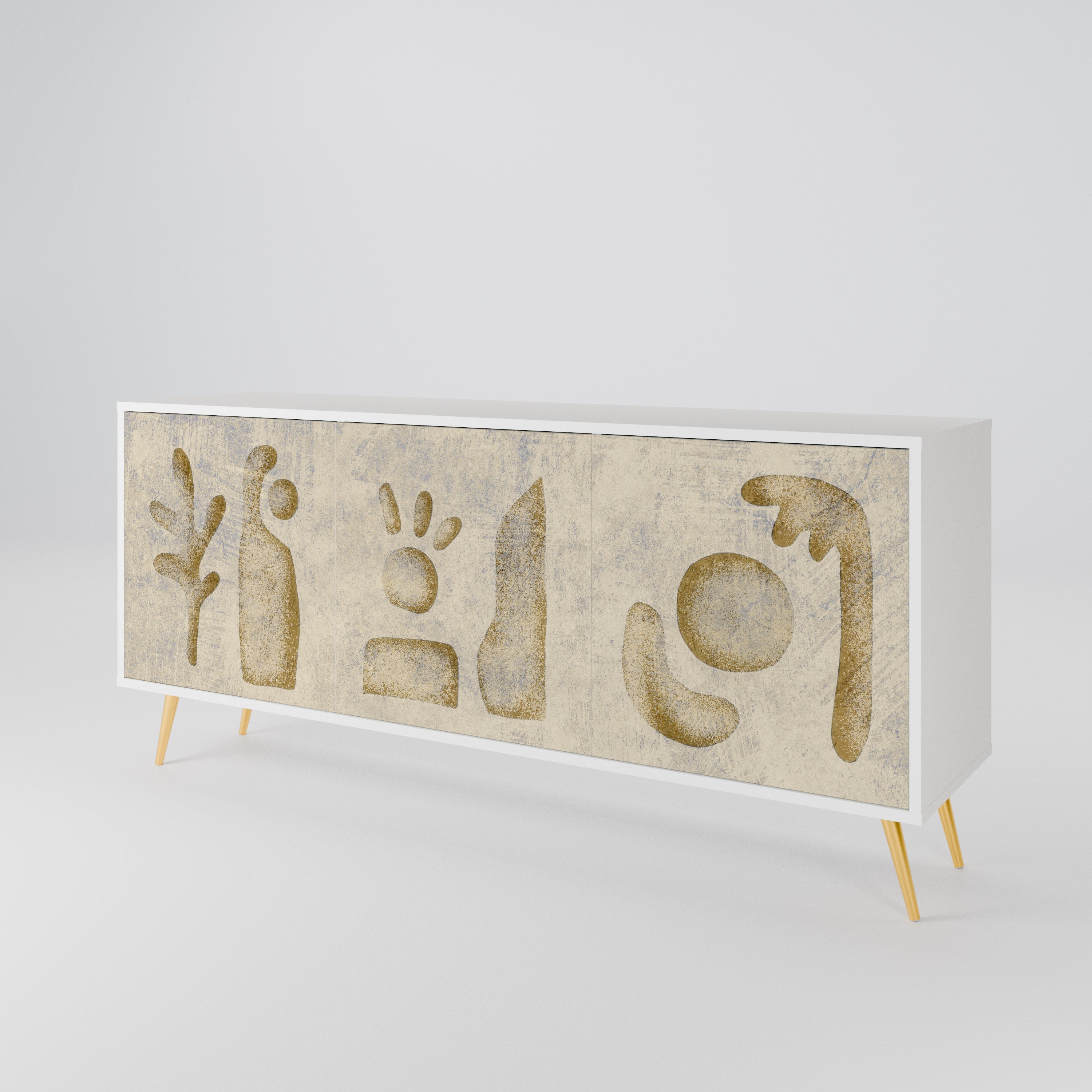 SAND SCULPTURES Μπουφές 3-θυρών