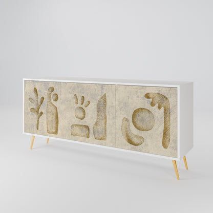 SAND SCULPTURES Μπουφές 3-θυρών