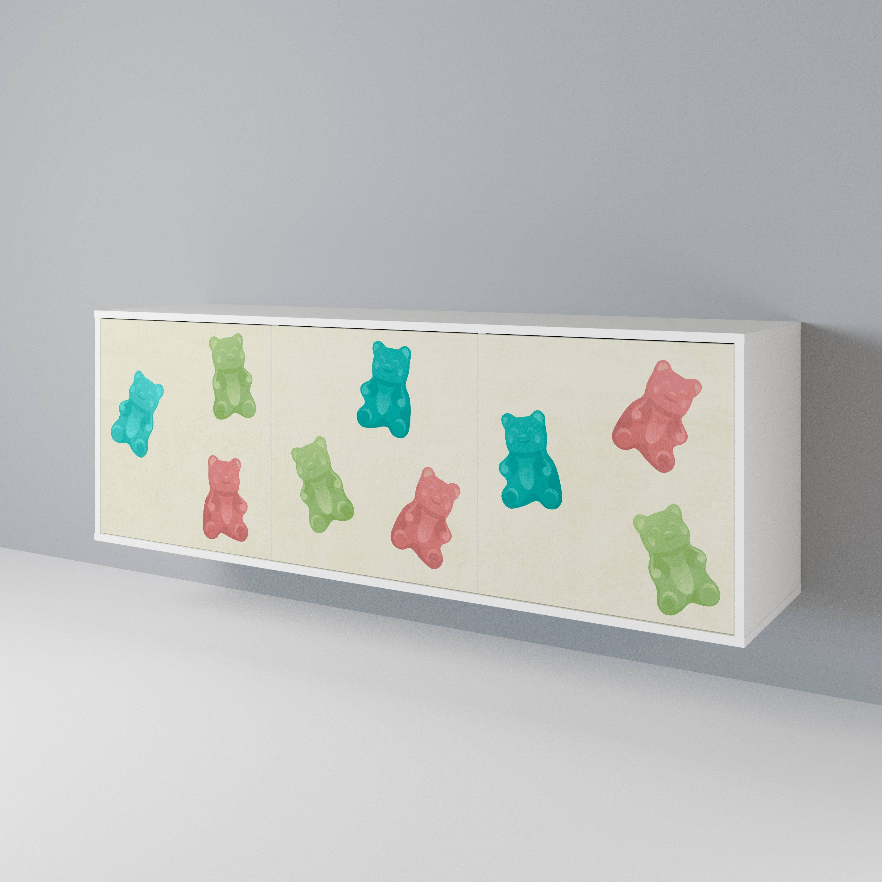 GUMMY BEARS Μπουφές 3-θυρών