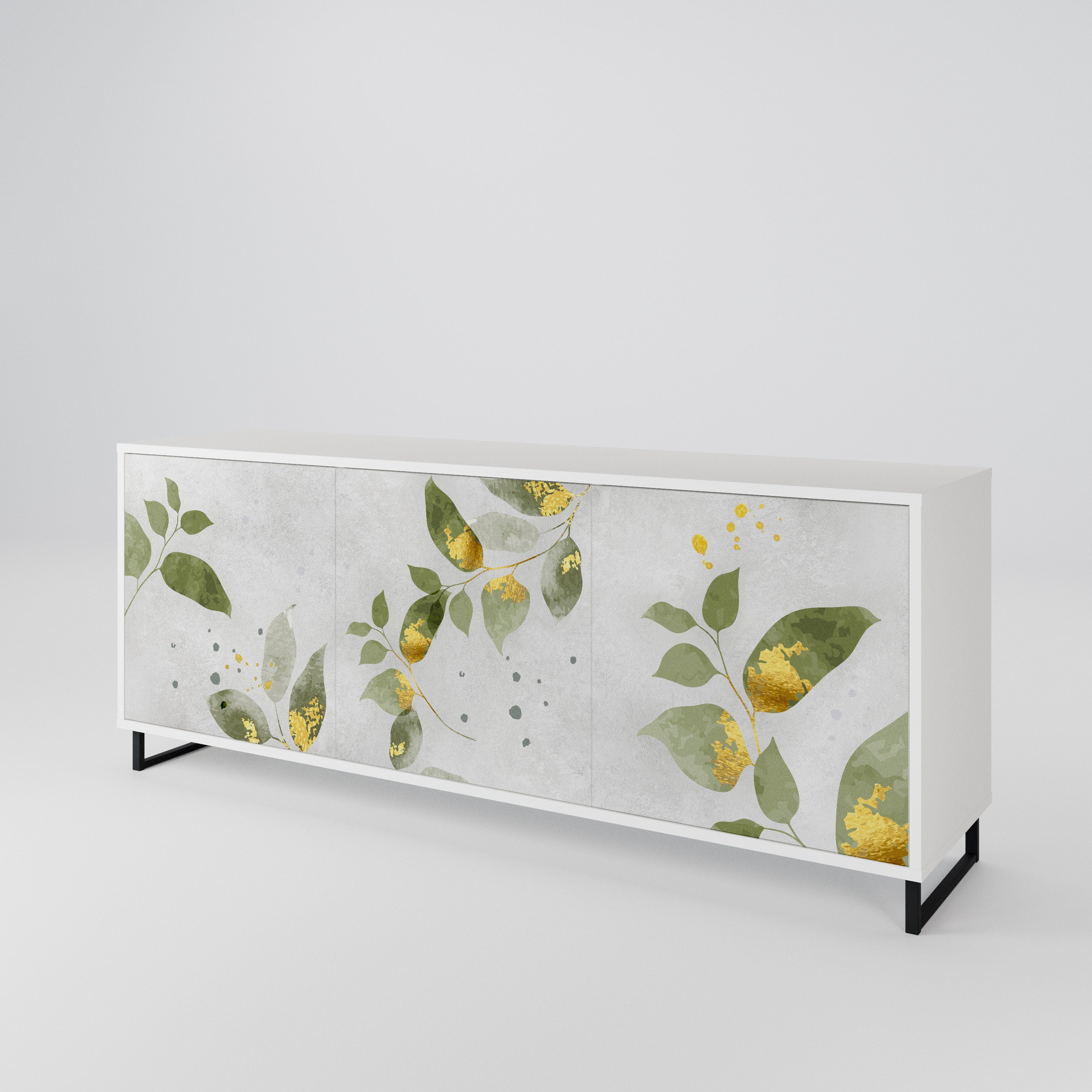 ELEGANT BOTANICS Μπουφές 3-θυρών