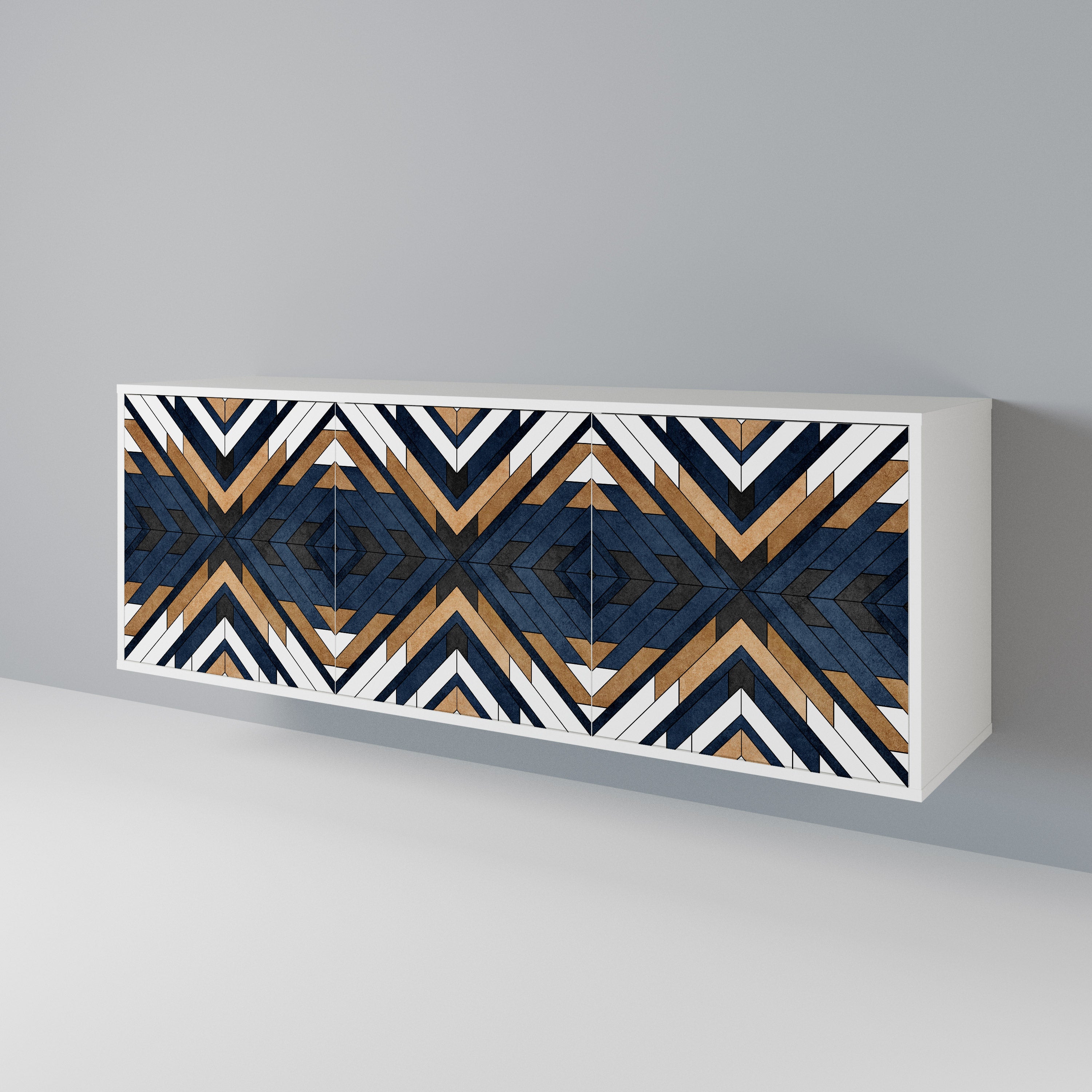 ARTFUL GEOMETRY 3-Door Sideboard
