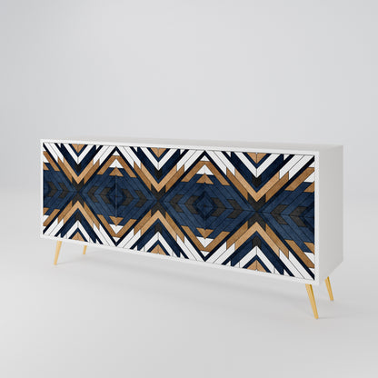 ARTFUL GEOMETRY 3-Door Sideboard