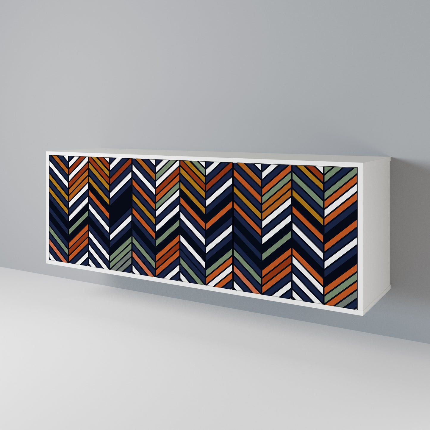 VIBRANT PATCHWORK Μπουφές 3-θυρών