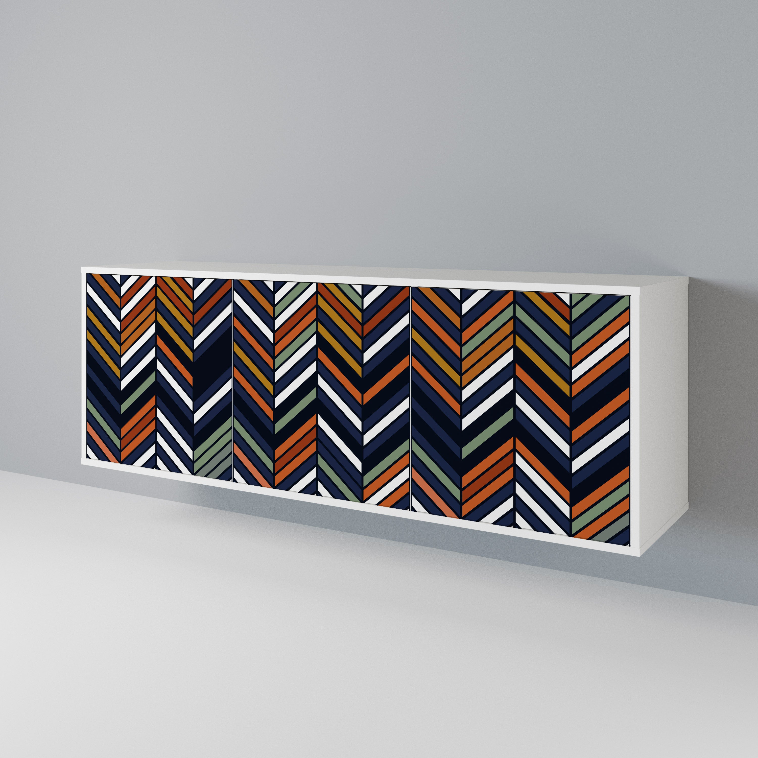VIBRANT PATCHWORK Μπουφές 3-θυρών