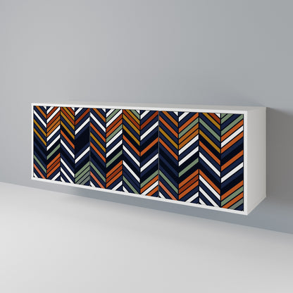 VIBRANT PATCHWORK Μπουφές 3-θυρών