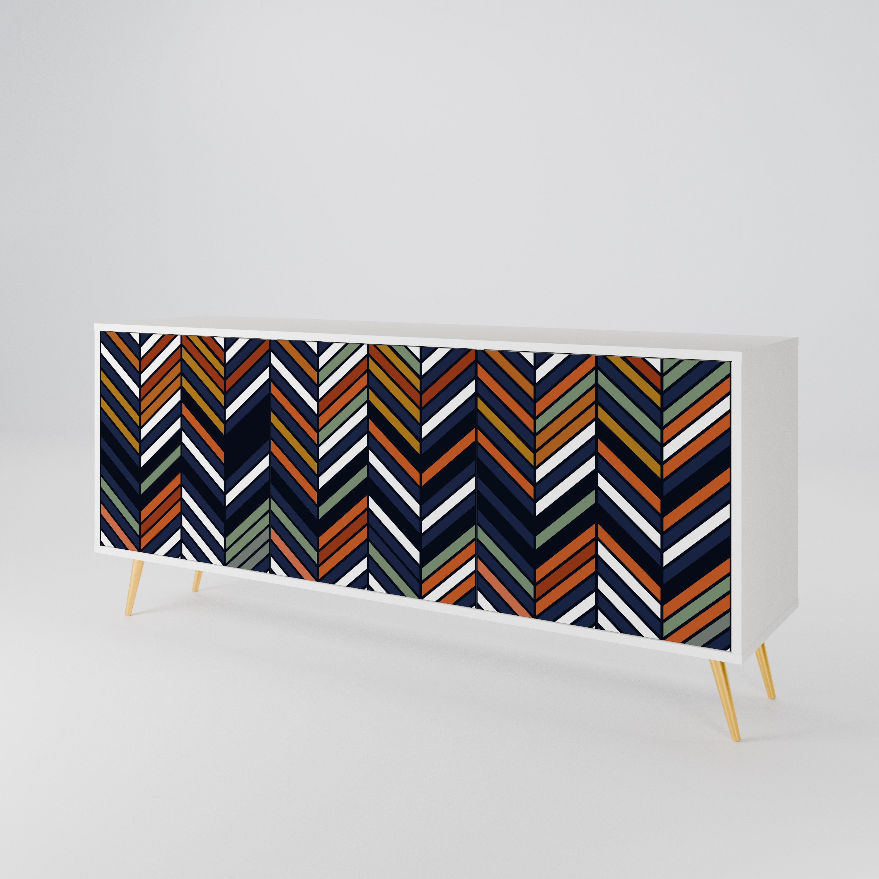 VIBRANT PATCHWORK Μπουφές 3-θυρών