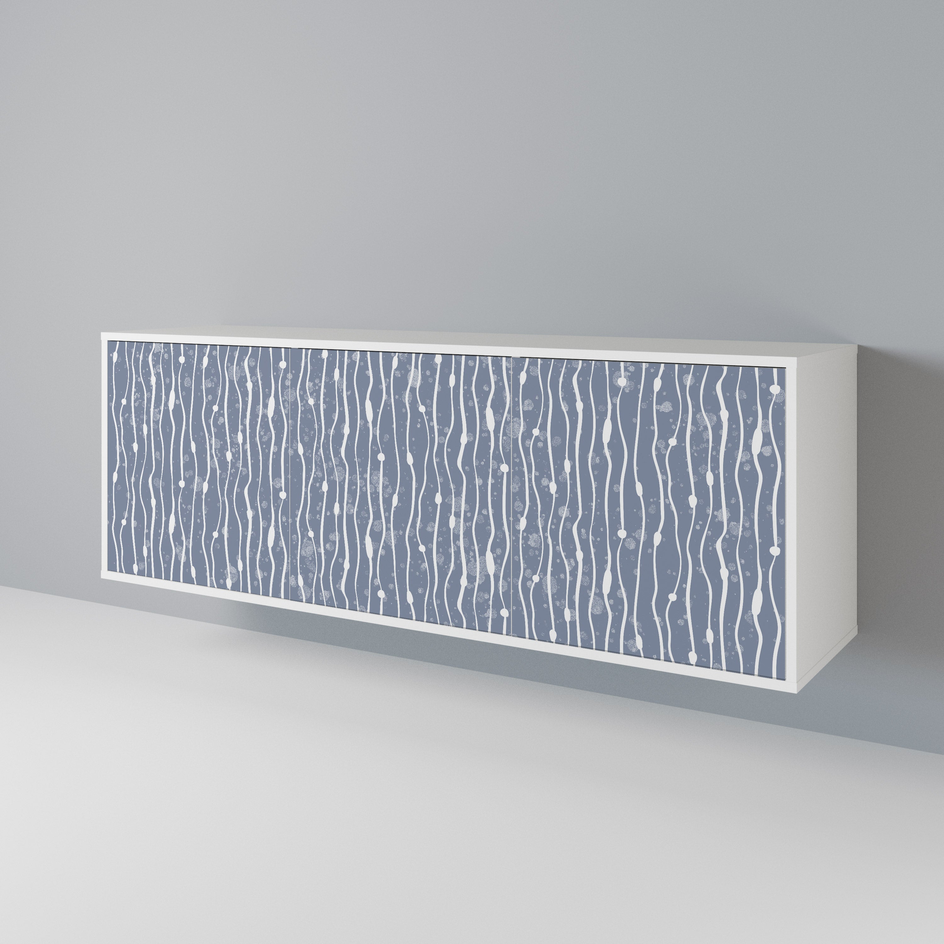 GRAPHITE RAIN Μπουφές 3-θυρών